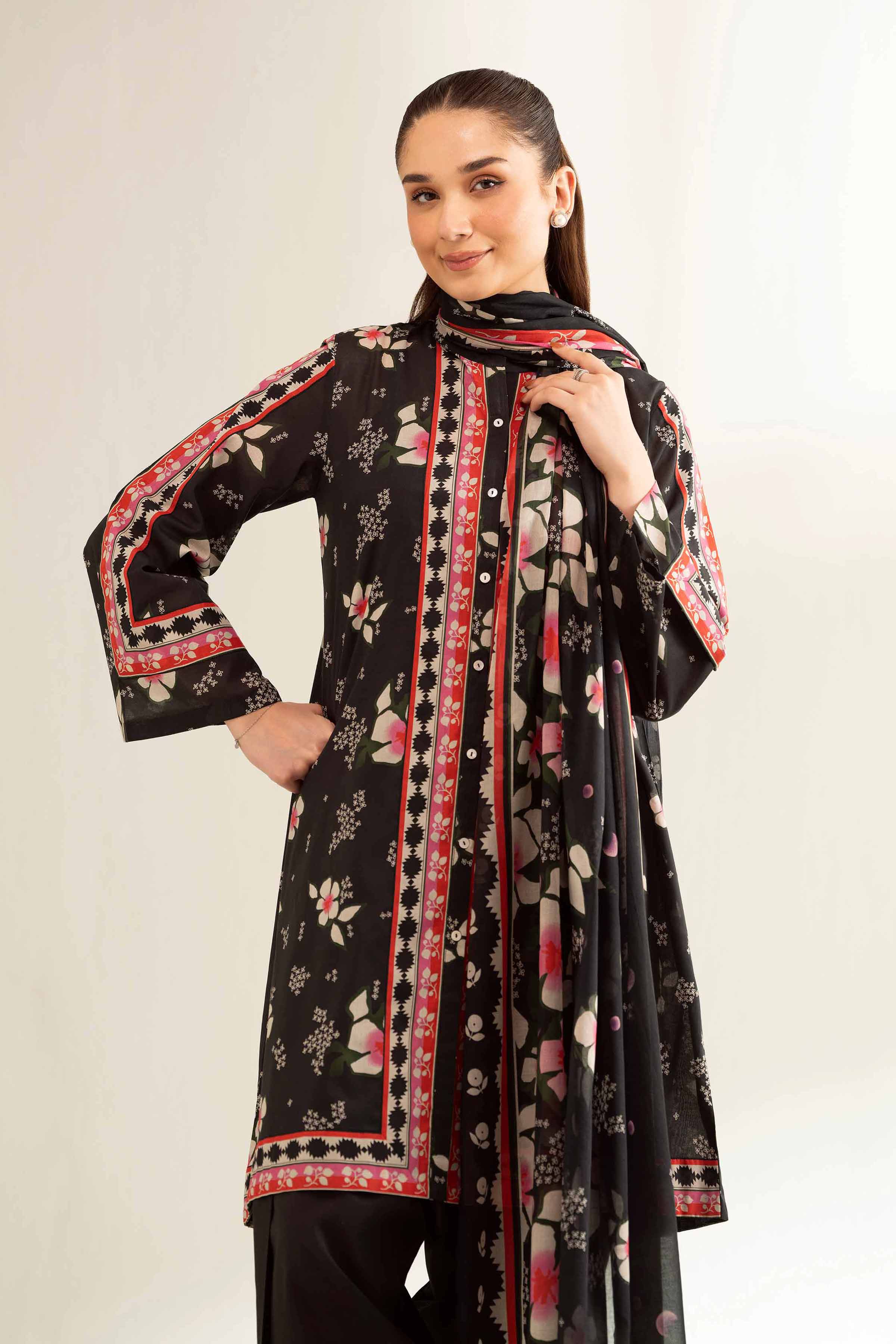 Nishat Linen 3 Piece - Printed Loose Fabric - 42503286 Freedom To Buy Eid Edition 2025