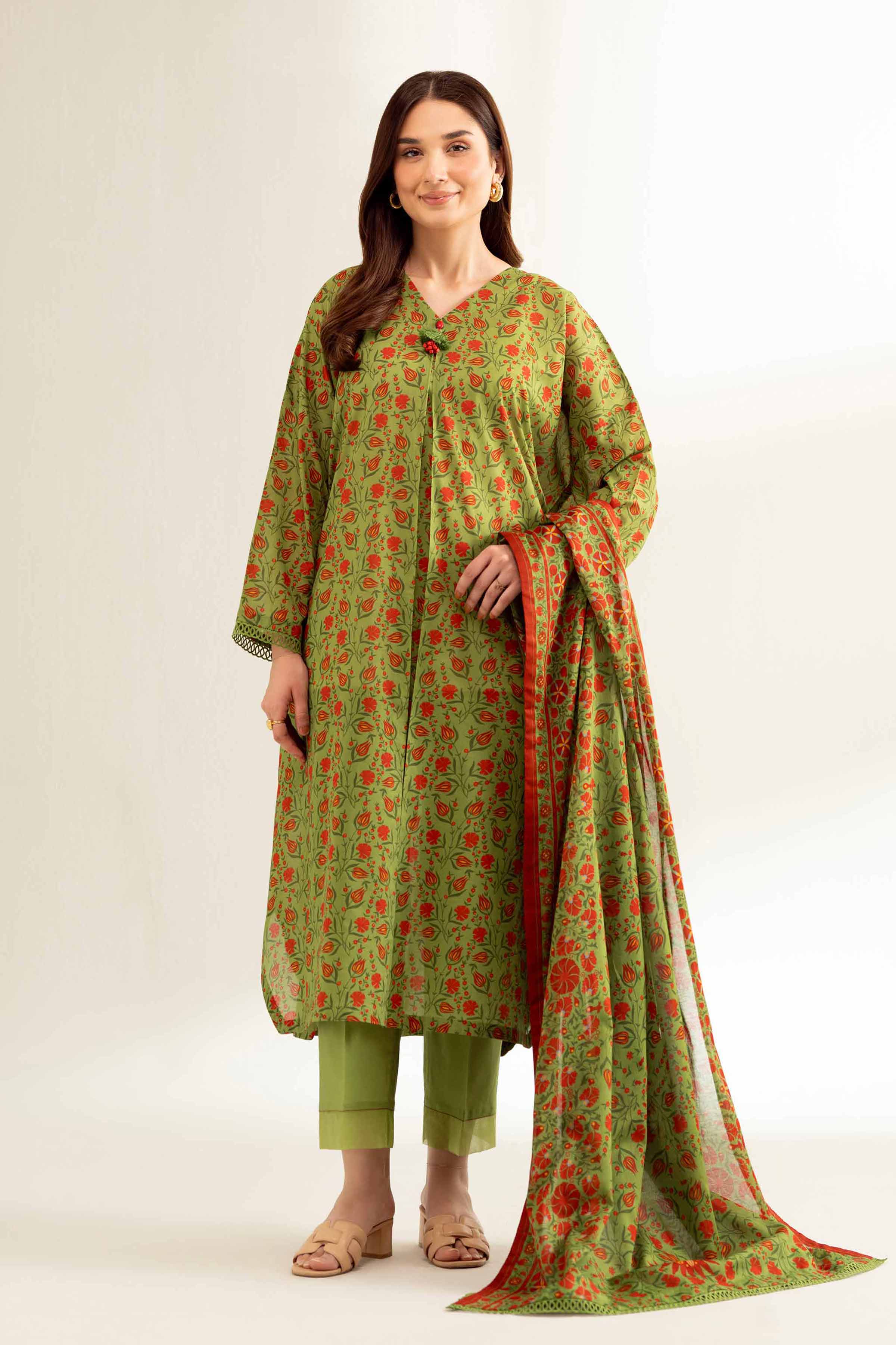 Nishat Linen 3 Piece - Printed Loose Fabric - 42503287 Freedom To Buy Eid Edition 2025