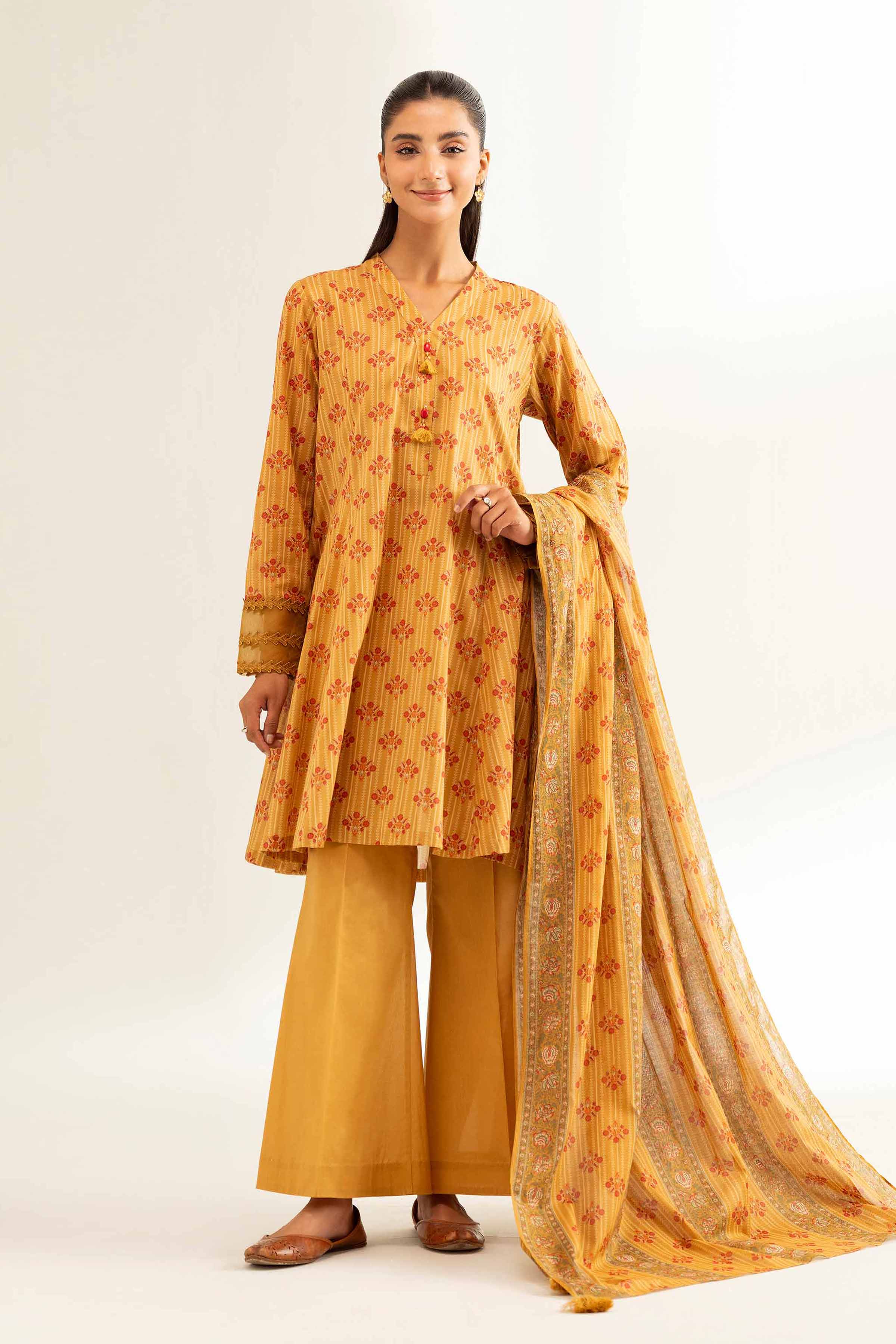 Nishat Linen 3 Piece - Printed Loose Fabric - 42503289 Freedom To Buy Eid Edition 2025