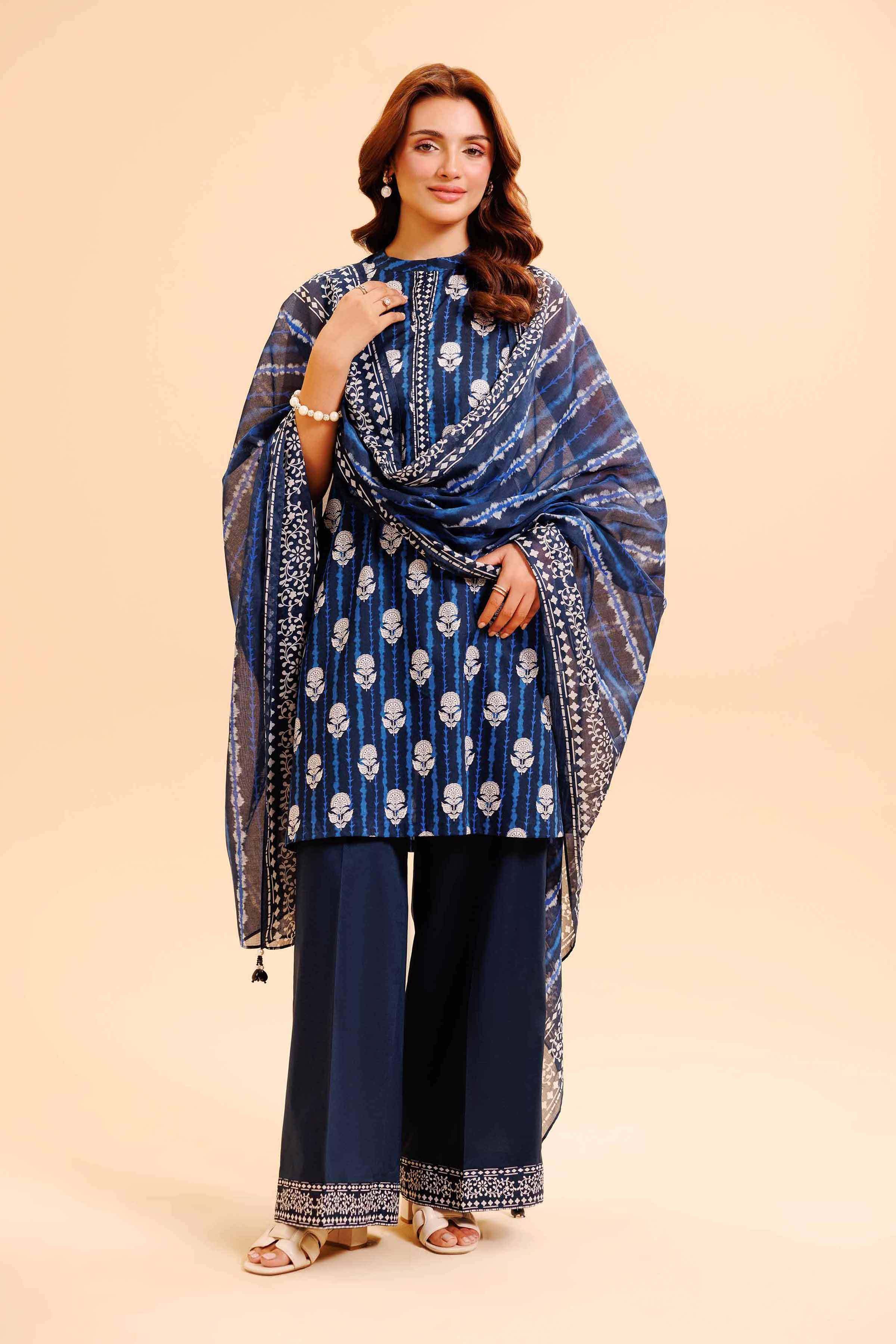 Nishat Linen 3 Piece - Printed Loose Fabric - 42503411 Freedom To Buy 2025