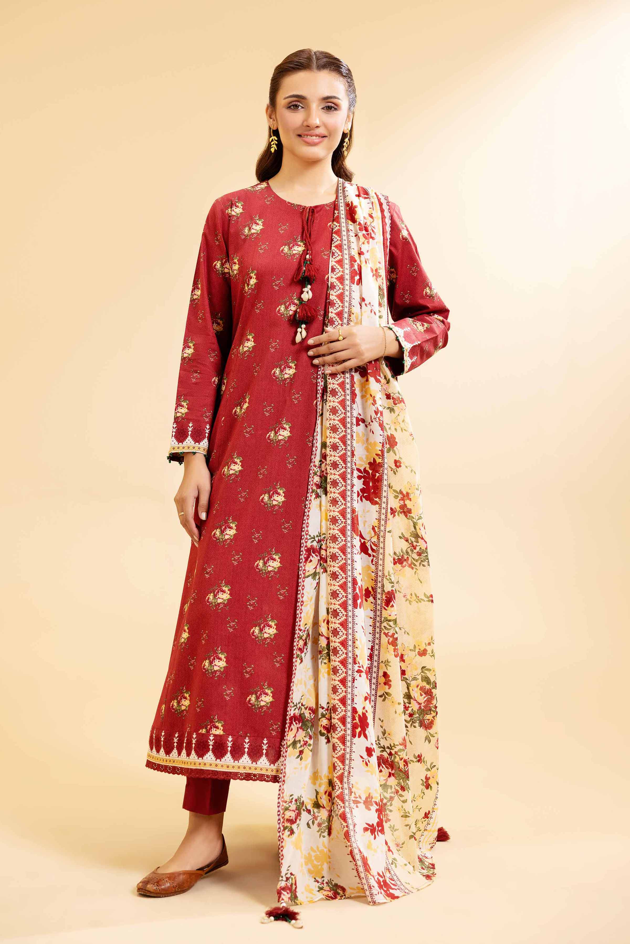 Nishat Linen 3 Piece - Printed Suit - 42501073 Spring Summer Prints 2025
