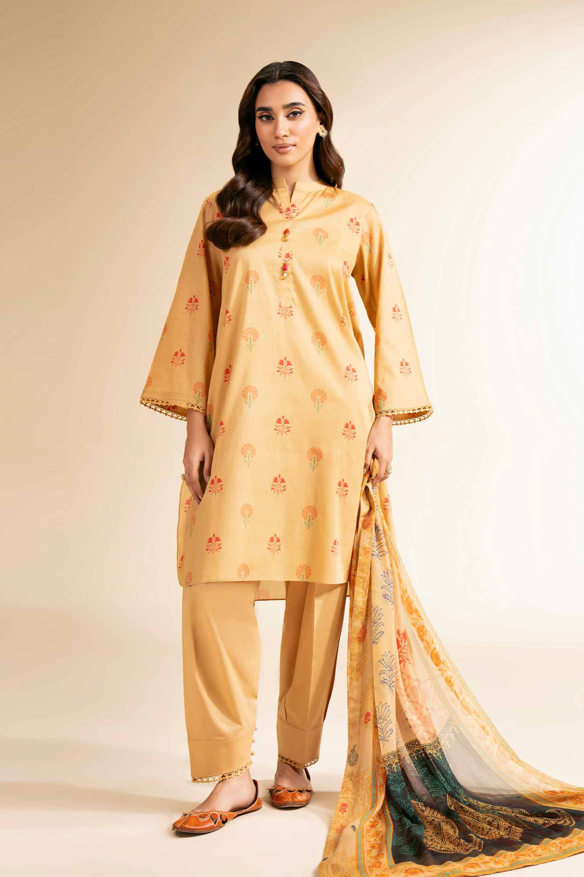 Nishat Linen 3 Piece - Printed Suit - 42501228 Digital Printed Lawn Eid Edition 2025