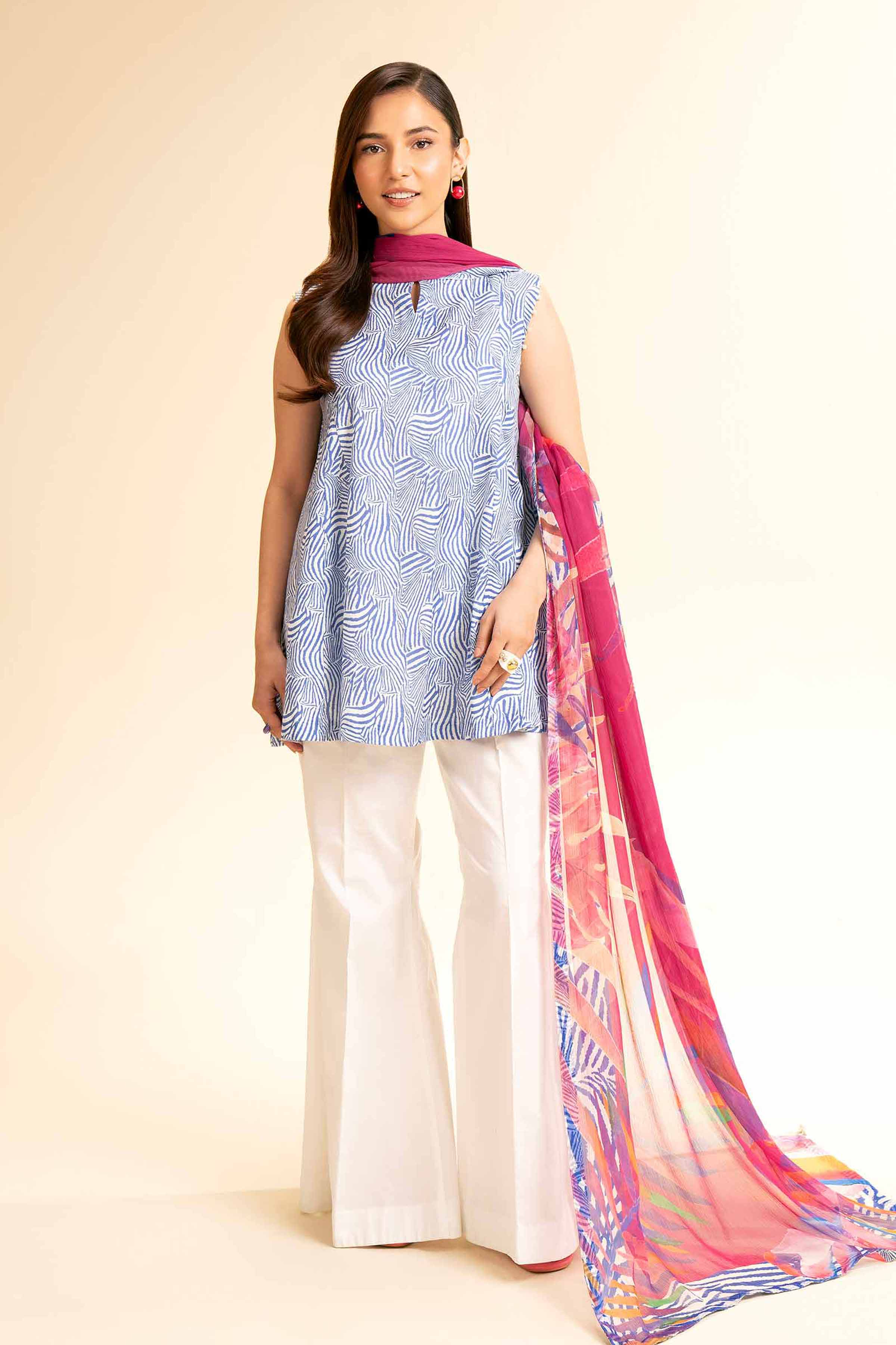 Nishat Linen 3 Piece - Printed Suit - 42501235 Digital Printed Lawn Eid Edition 2025