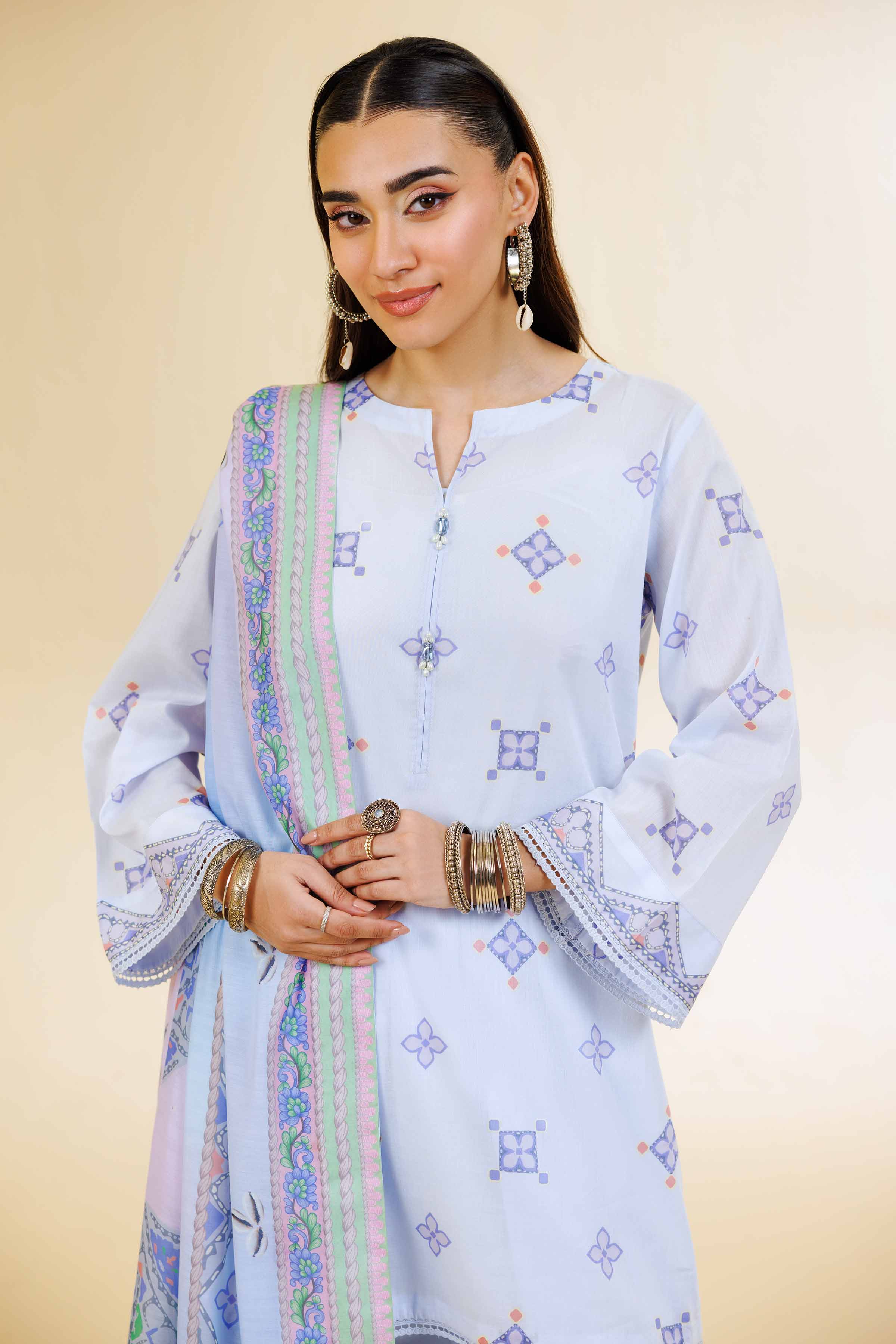 Nishat Linen 3 Piece - Printed Suit - 42501457 Digital Printed Lawn Eid Edition 2025 - Image 2