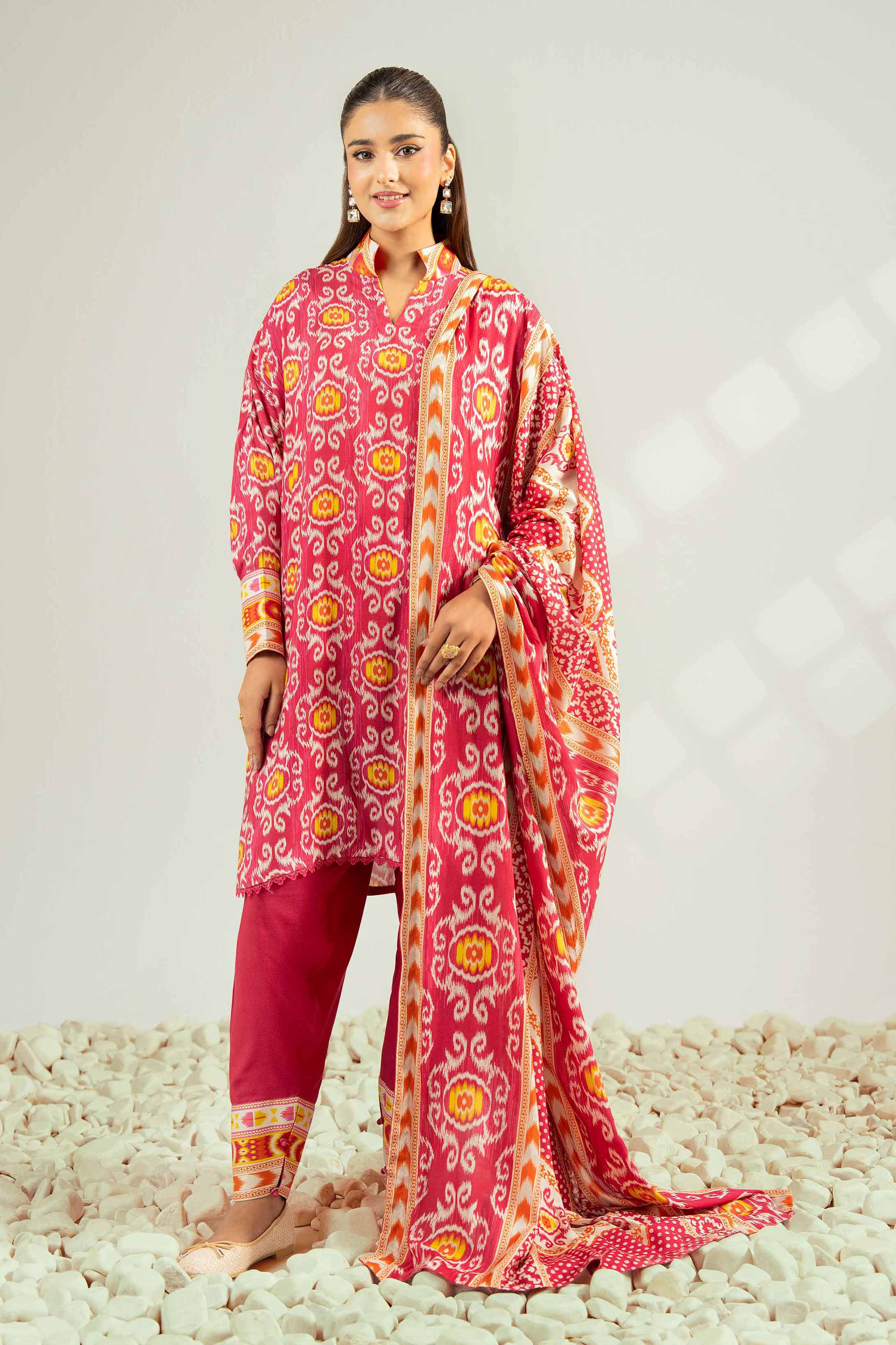 Nishat Linen 3 Piece - Printed Suit - 42502832 Cozy Edit 2025