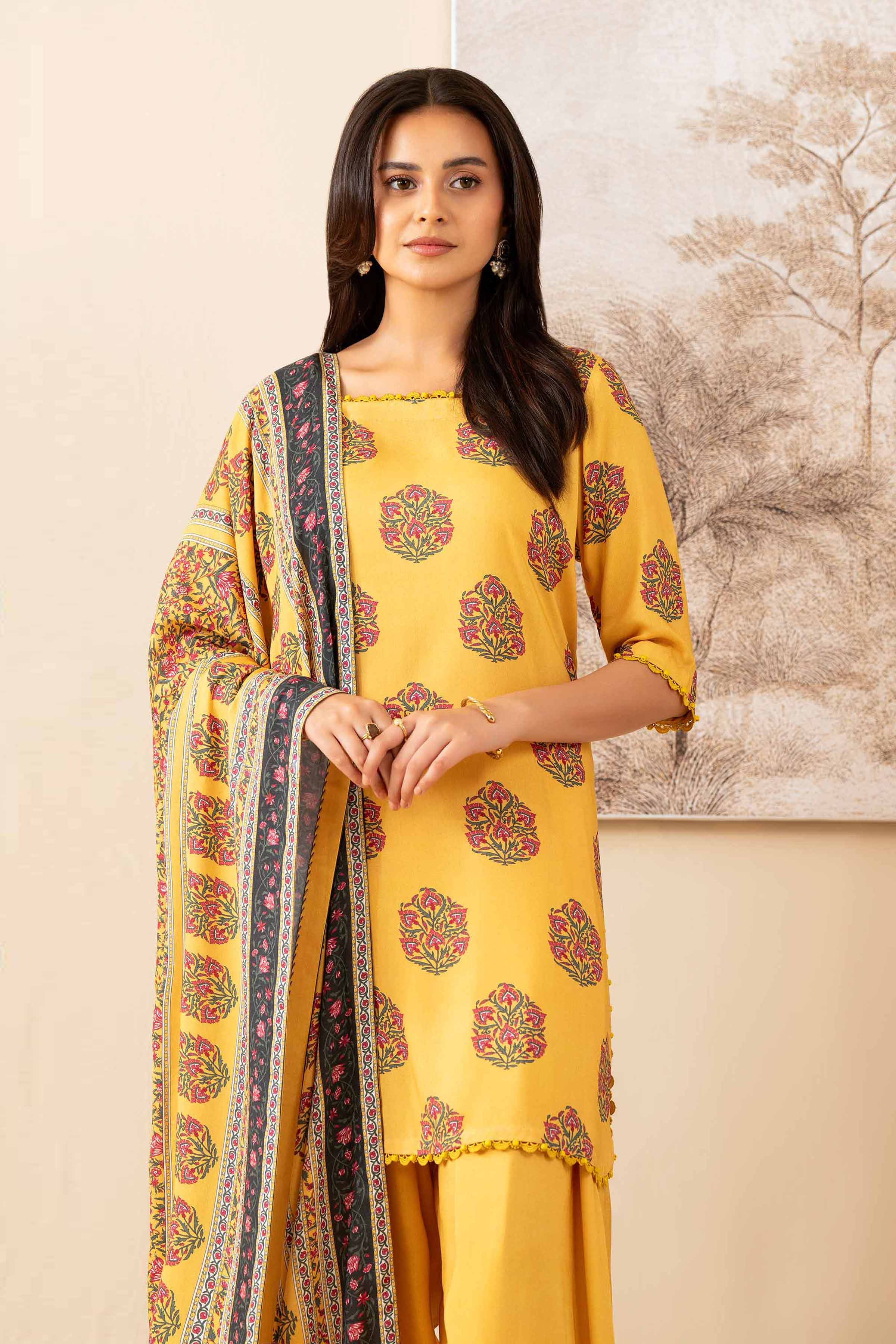 Nishat Linen 3 Piece - Printed Suit - 42502835 Cozy Edit 2025