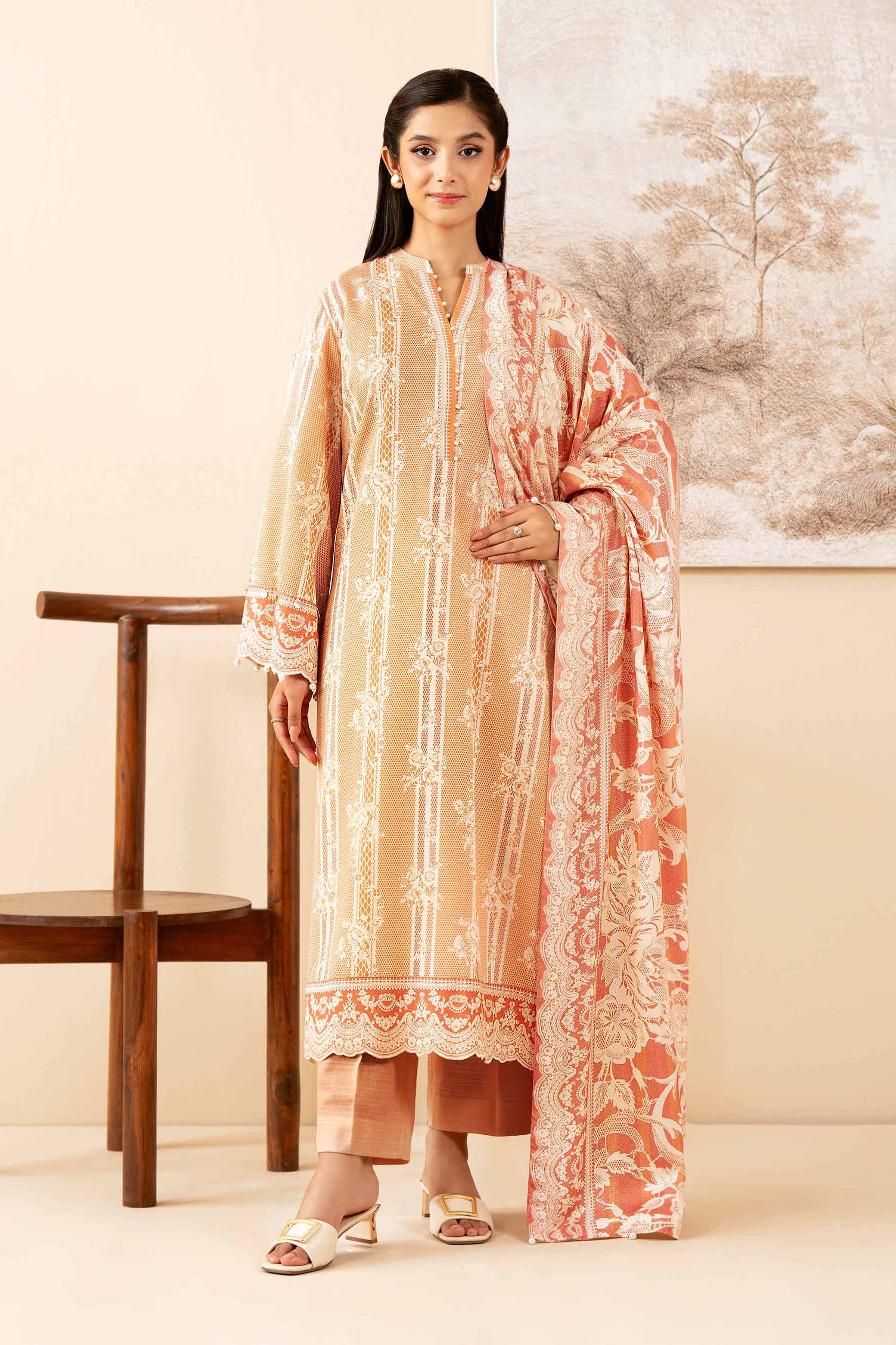 Nishat Linen 3 Piece - Printed Suit - 42502881 Cozy Edit 2025
