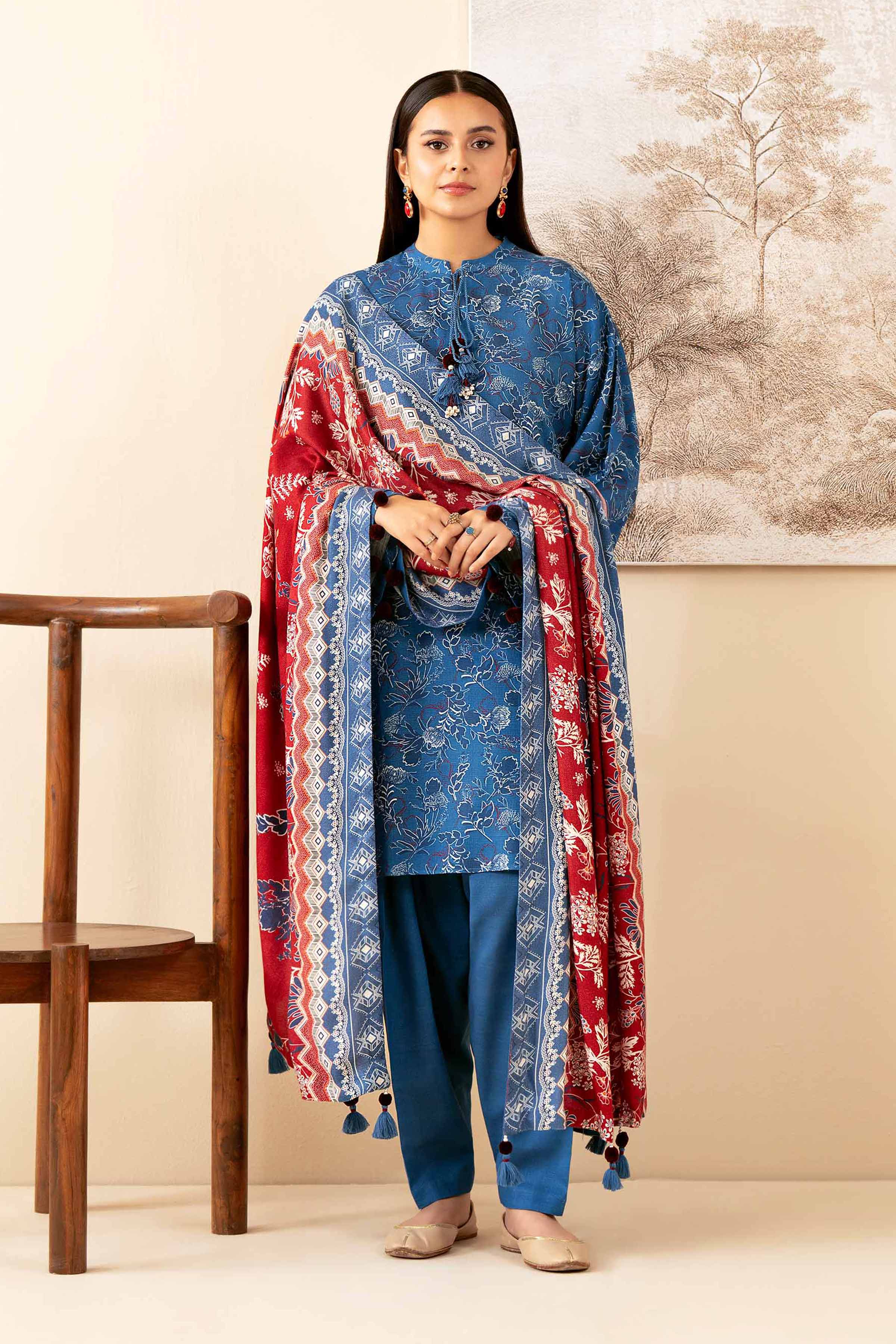 Nishat Linen 3 Piece - Printed Suit - 42502884 Cozy Edit 2025