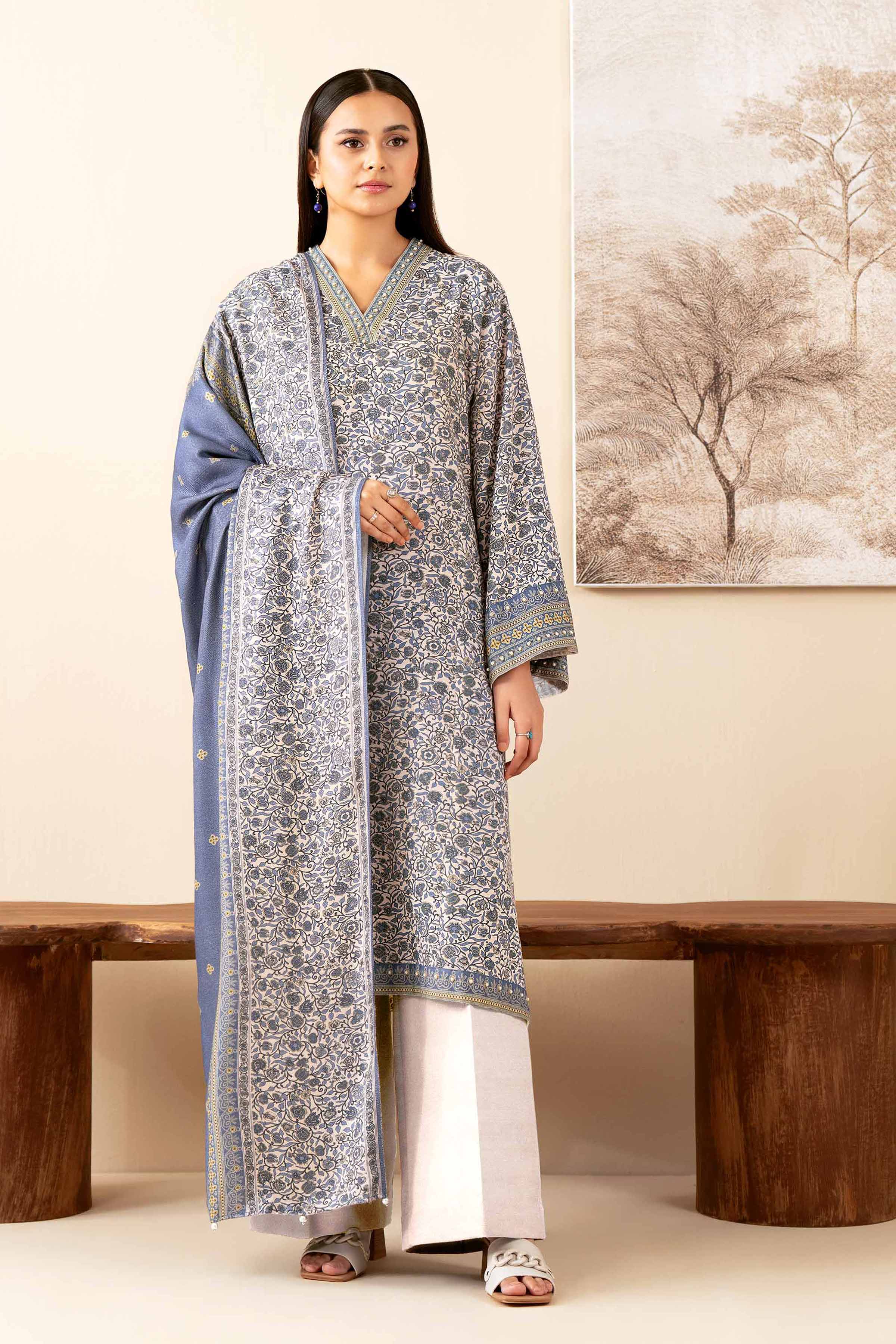 Nishat Linen 3 Piece - Printed Suit - 42502888 Cozy Edit 2025