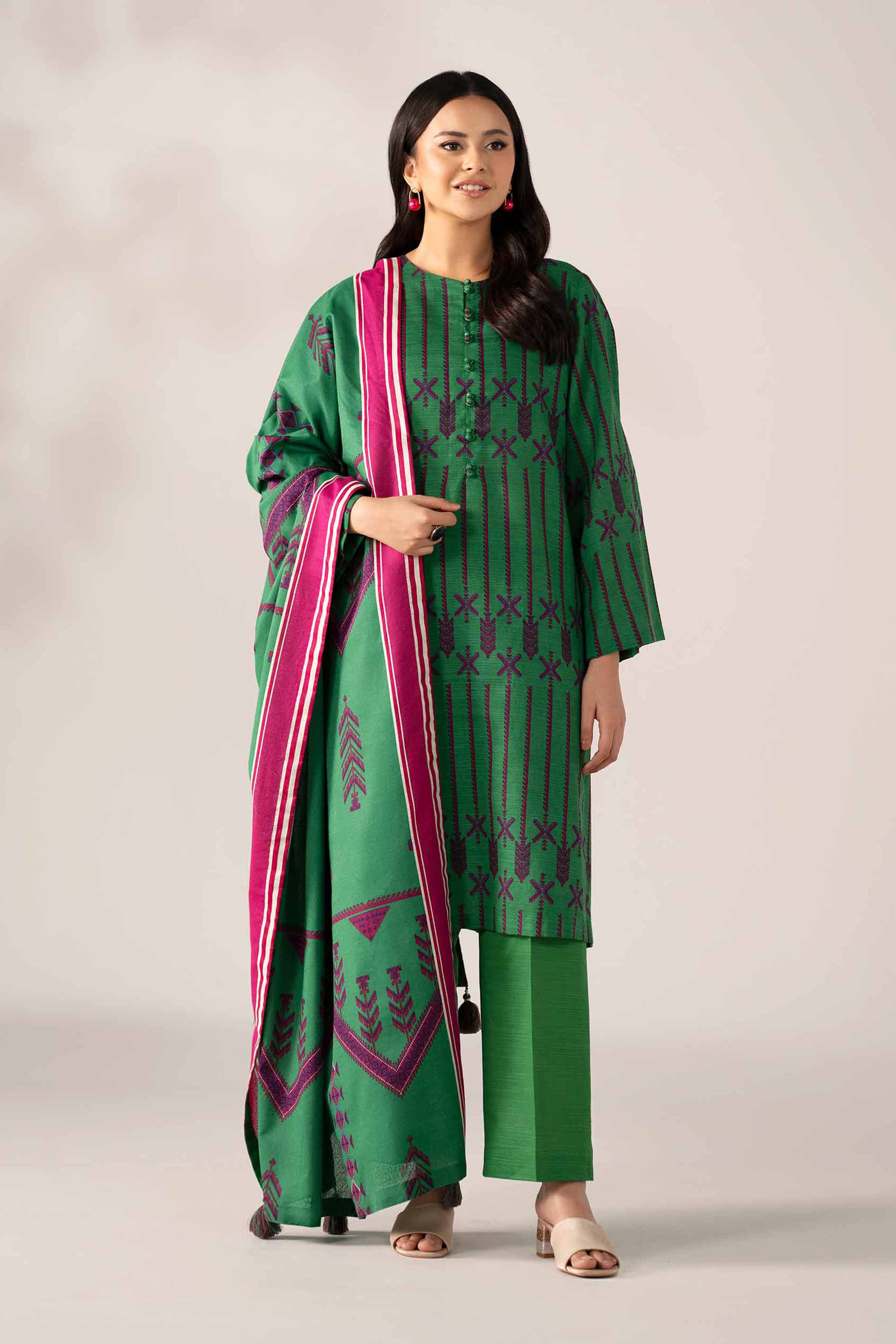 Nishat Linen 3 Piece - Printed Suit - 42502945 Cozy Edit 2025