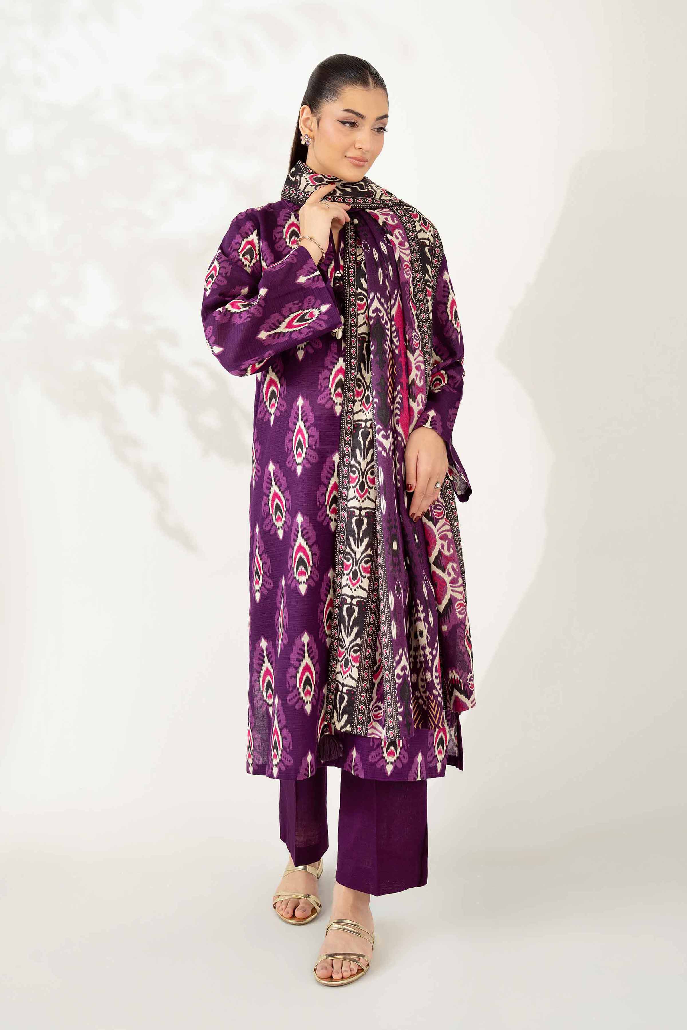 Nishat Linen 3 Piece - Printed Suit - 42502952 Cozy Edit 2025