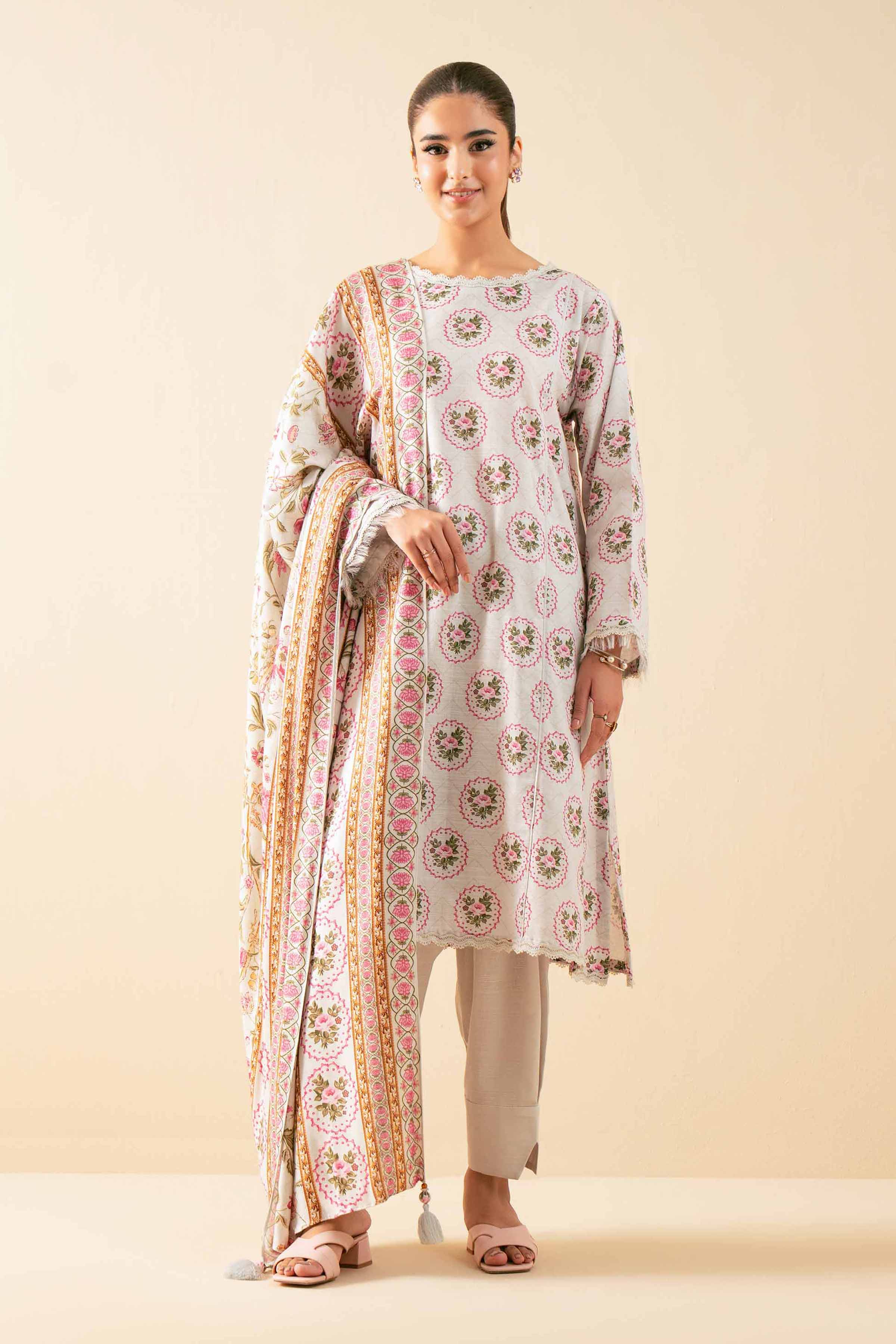 Nishat Linen 3 Piece - Printed Suit - 42503543 Cozy Edit 2025