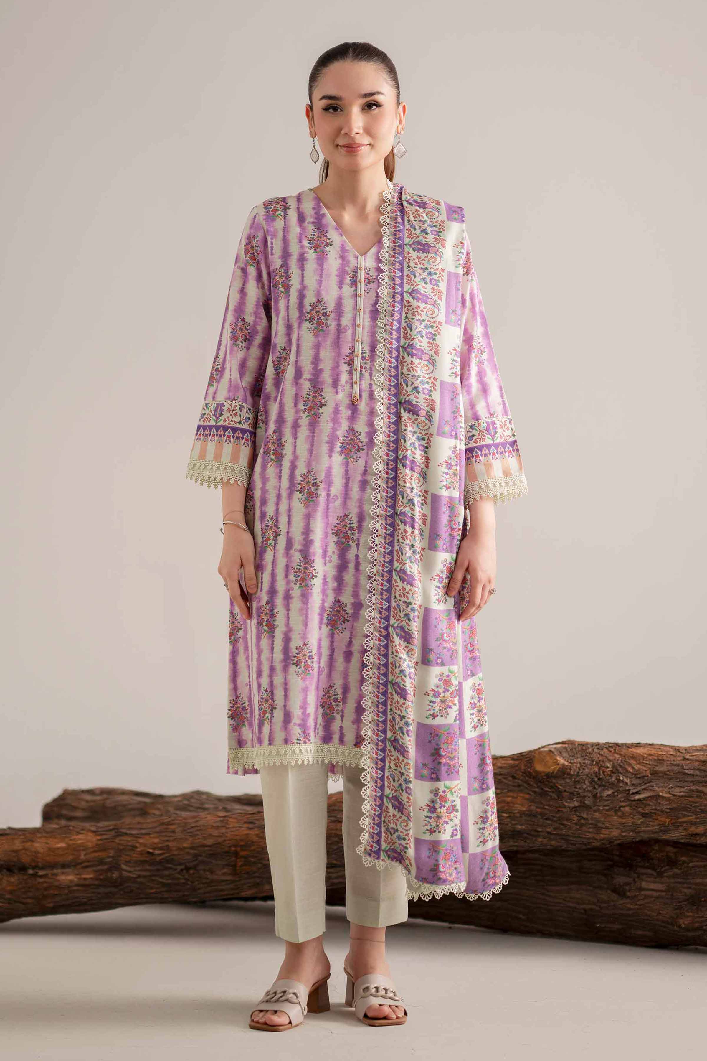 Nishat Linen 3 Piece - Printed Suit - 42503545 Cozy Edit 2025
