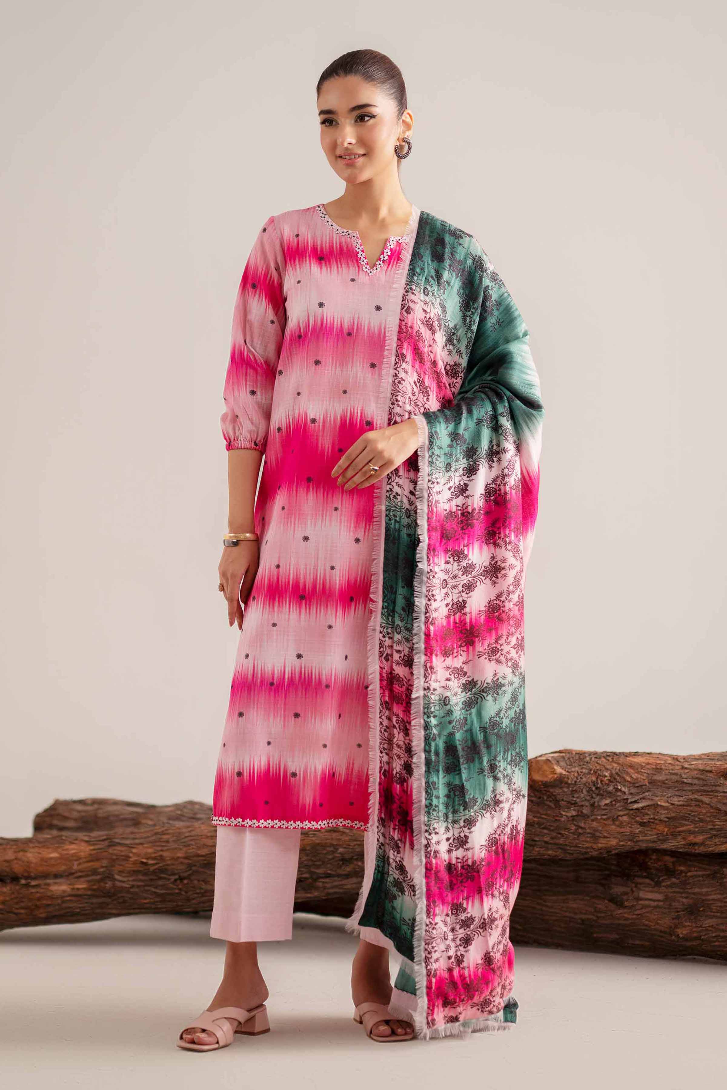 Nishat Linen 3 Piece - Printed Suit - 42503549 Cozy Edit 2025