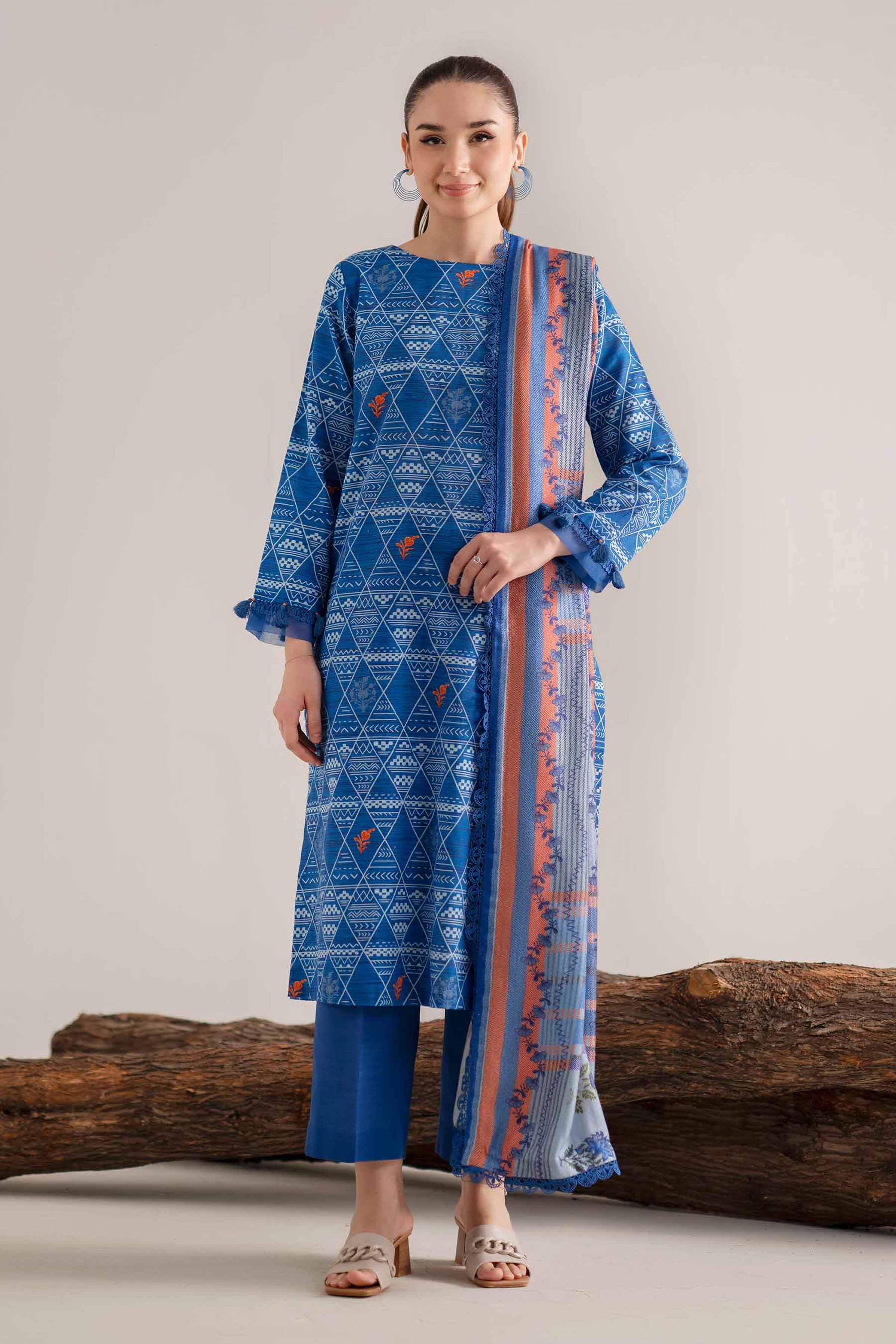 Nishat Linen 3 Piece - Printed Suit - 42503550 Cozy Edit 2025