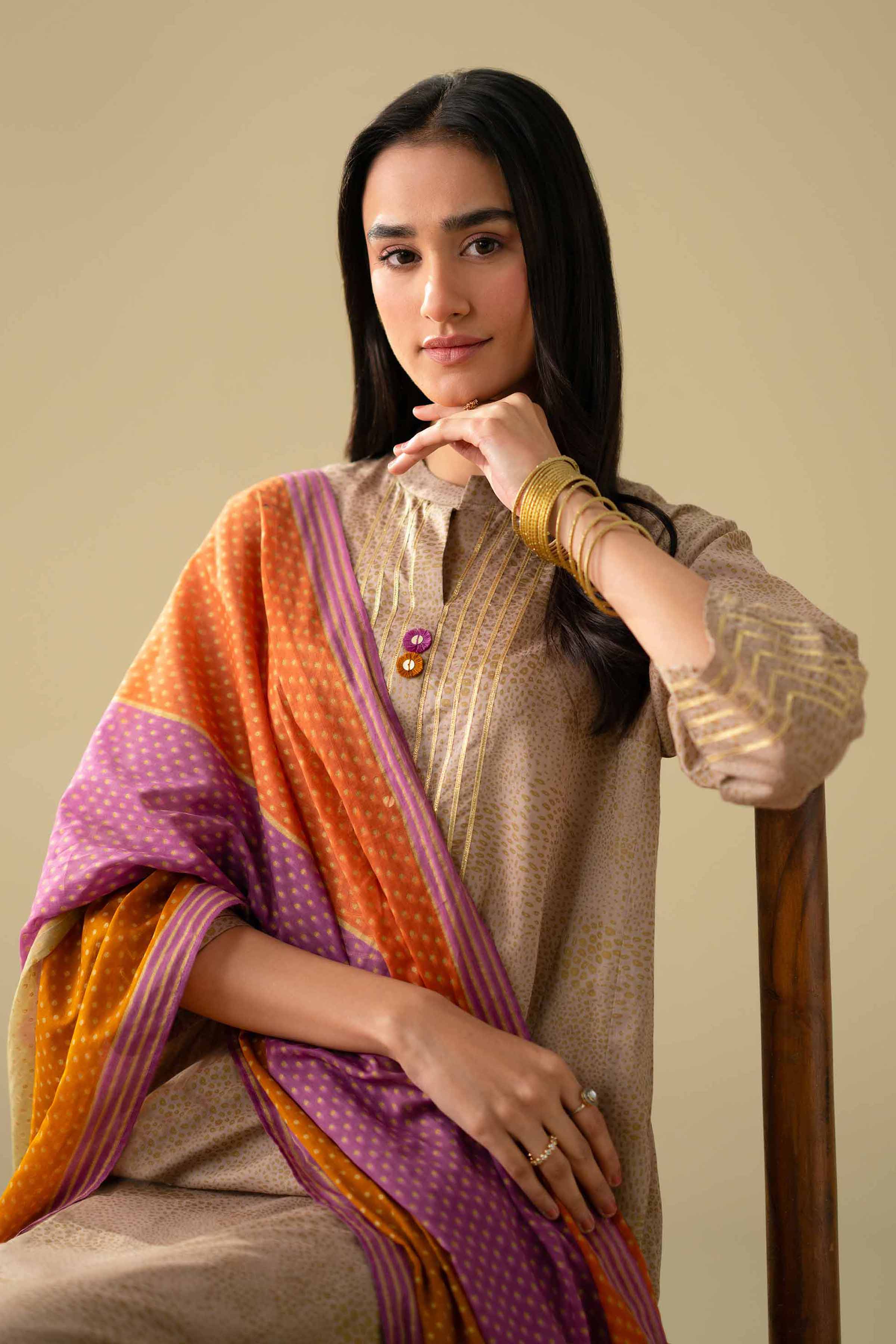 Nishat Linen KFE26-116 Eid Luxe Pret 2026 - Image 2