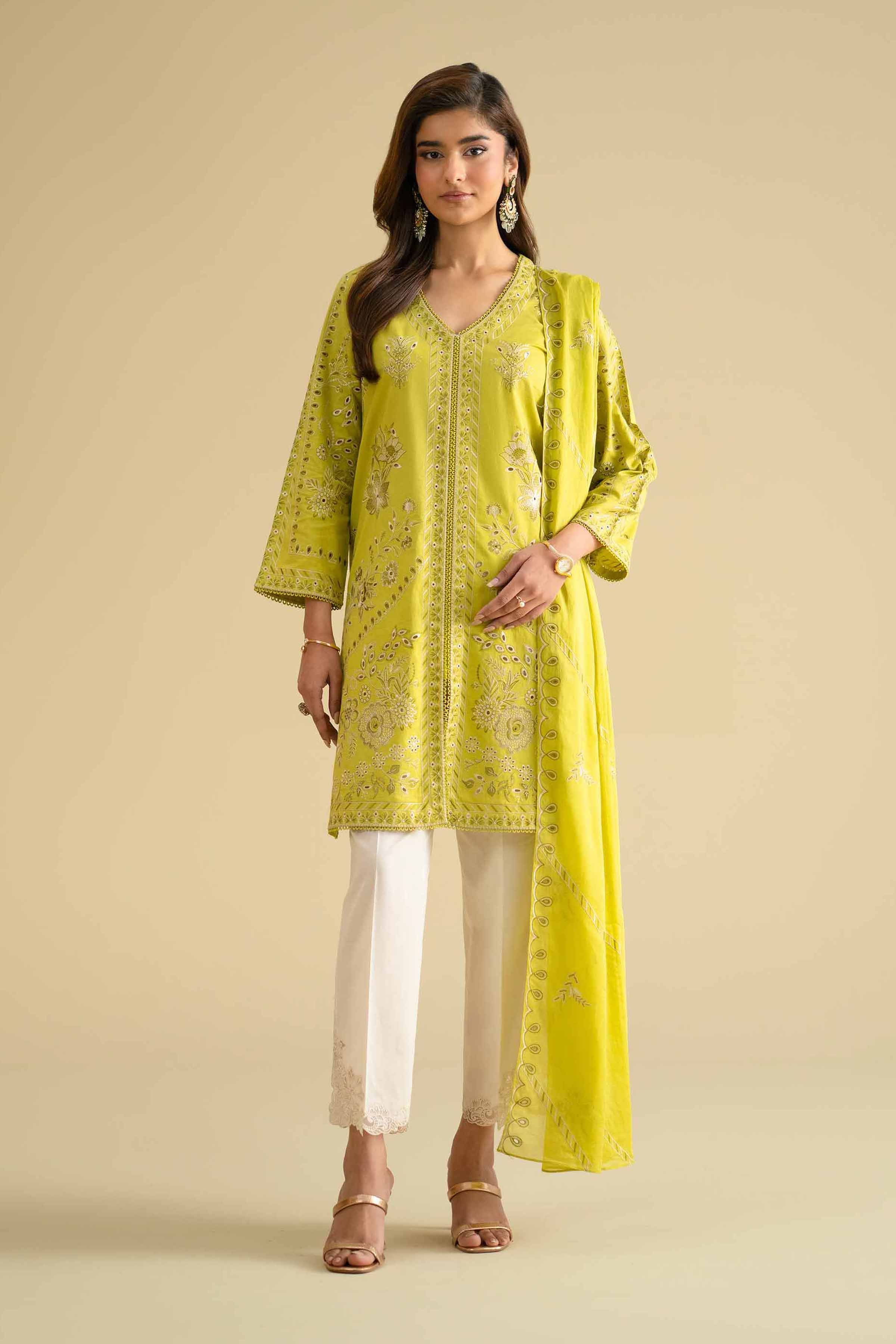 Nishat Linen KFE26-18 Eid Royale Luxury Pret 2026 - Image 2