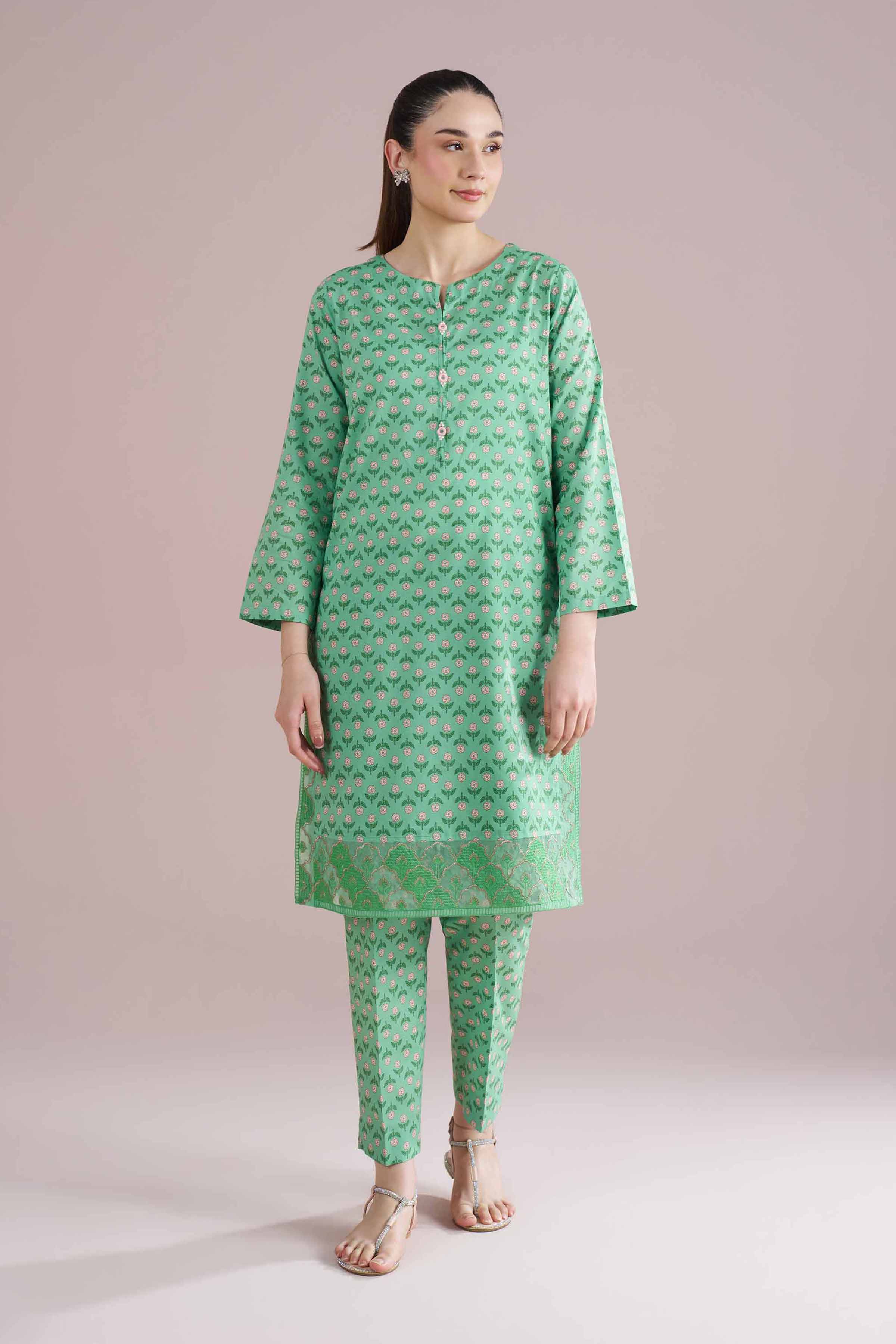 Nishat Linen PE26-201 Eid Harmony Prets 2026 - Image 2