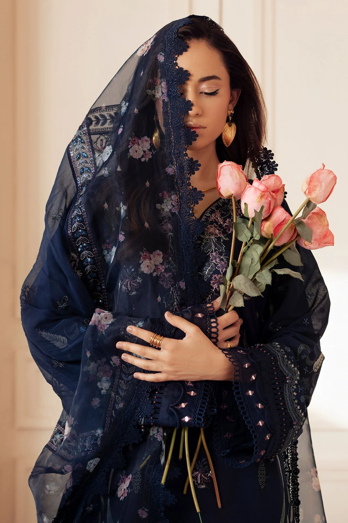 Nureh FE-09 Feya Embroidered Eid Lawn 2025 - Image 2
