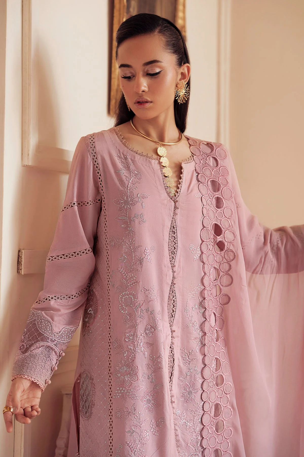 Nureh FE-10 Feya Embroidered Eid Lawn 2025 - Image 2