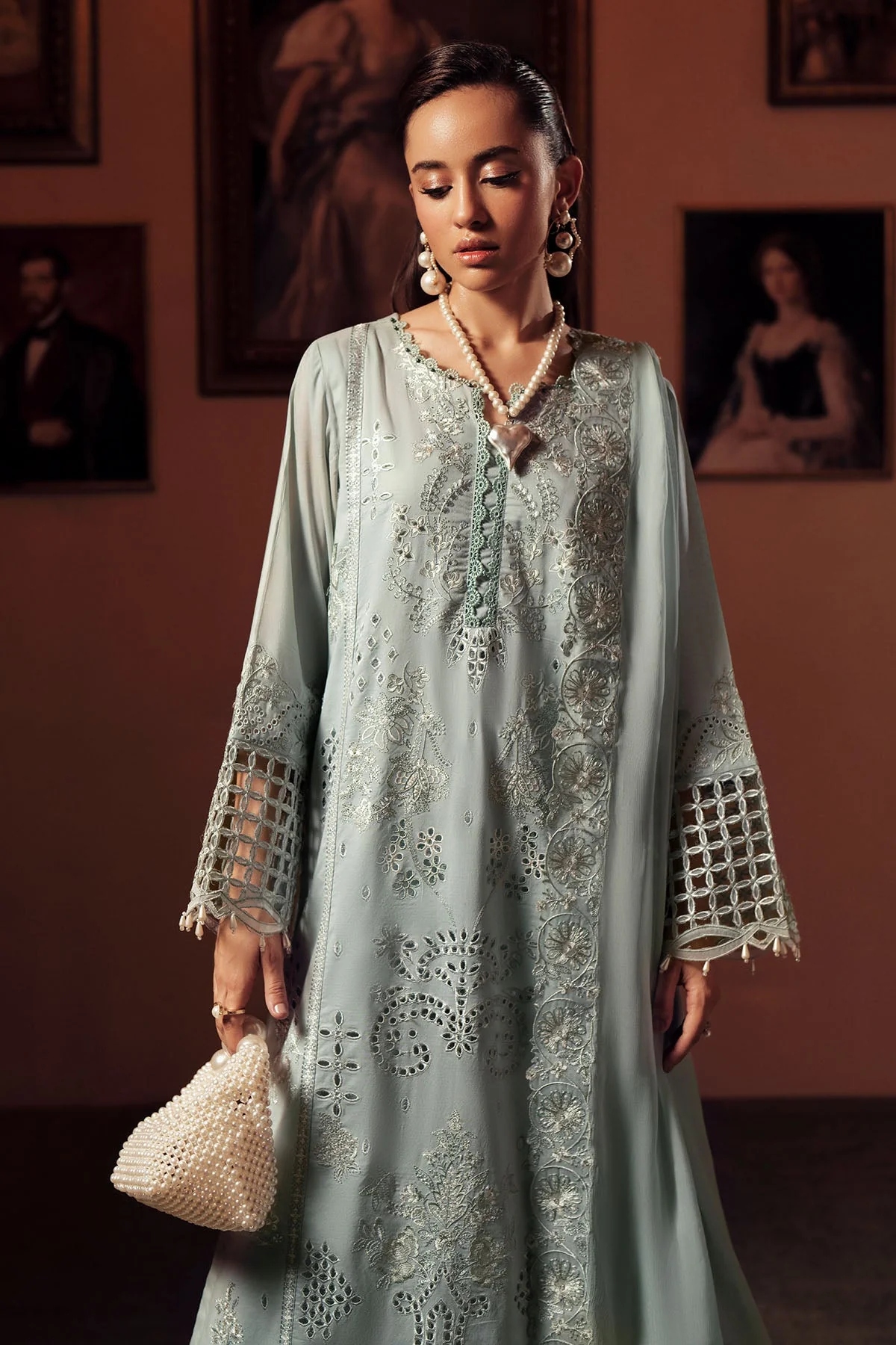 Nureh FE-11 Feya Embroidered Eid Lawn 2025 - Image 2