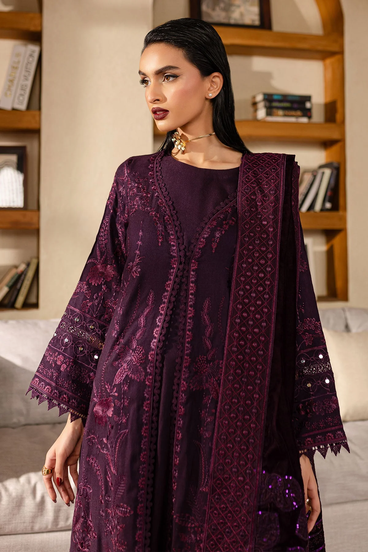 Nureh NE-129 Exclusive Shawl 2024 - Image 2