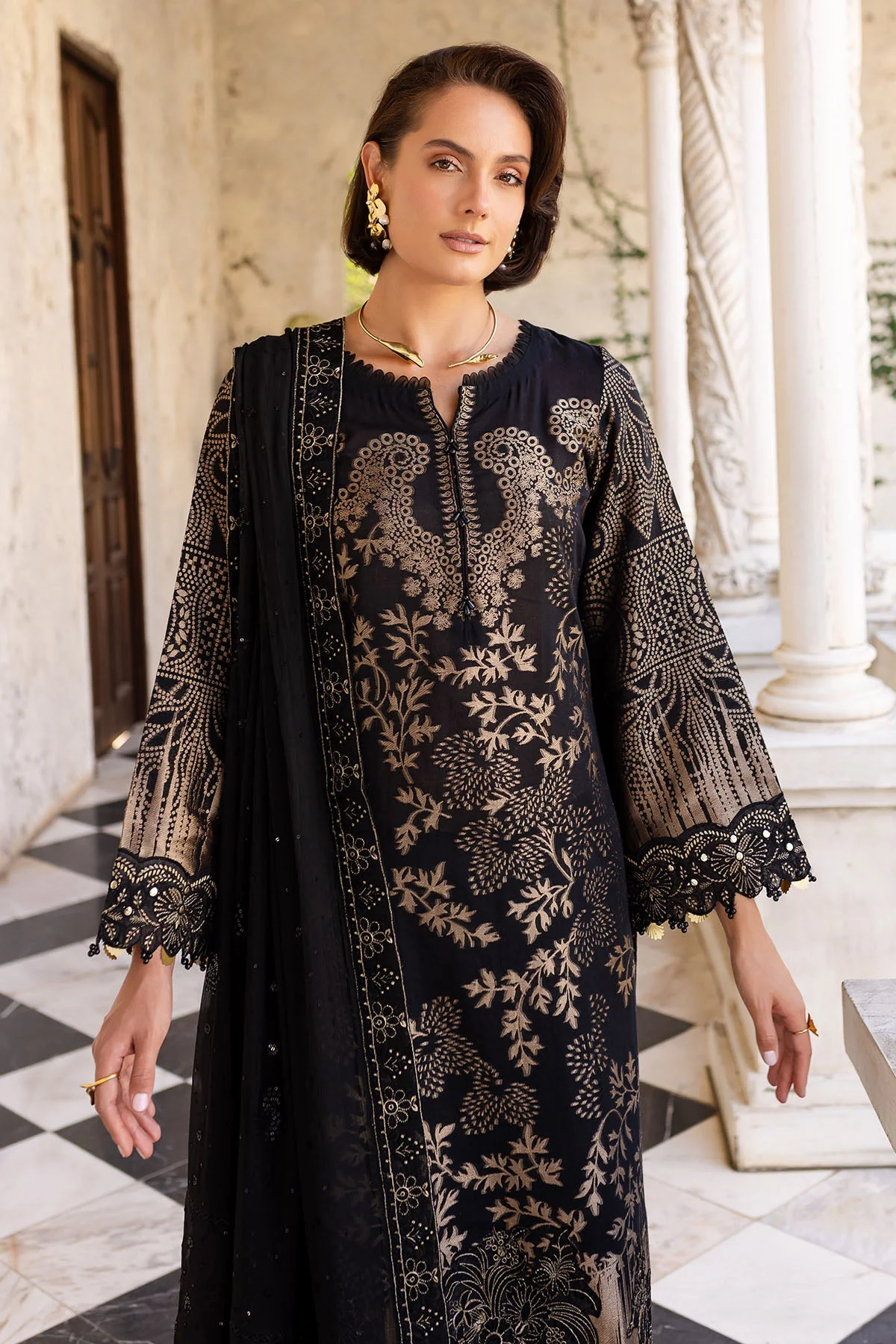 Nureh NE-156 Lawn Jacquard Exclusive 2025 - Image 2