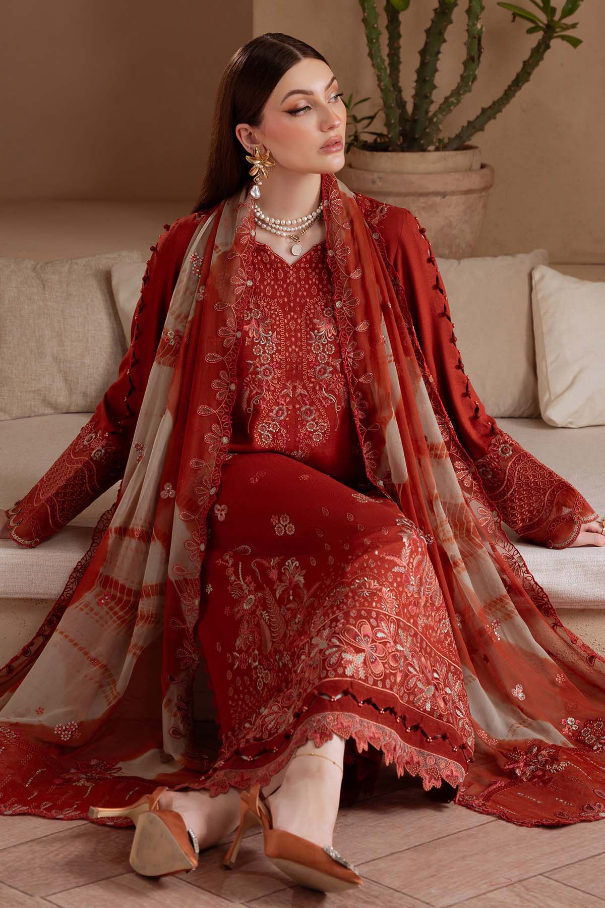 Nureh NE-171 Exclusive Karandi Collection 2025 - Image 2