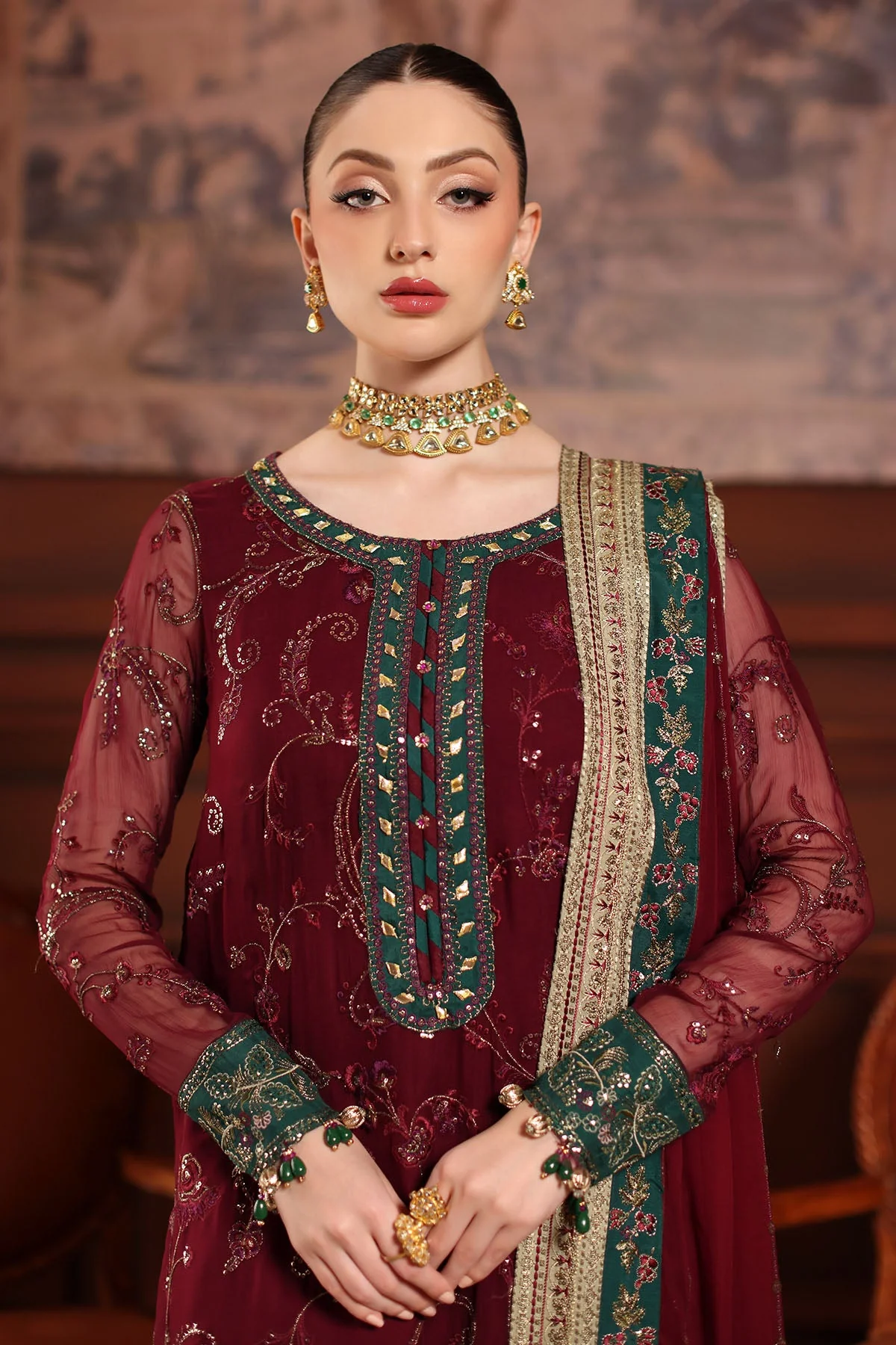 Nureh NL-90 Alfaaz Chiffon Luxe 2025 - Image 2
