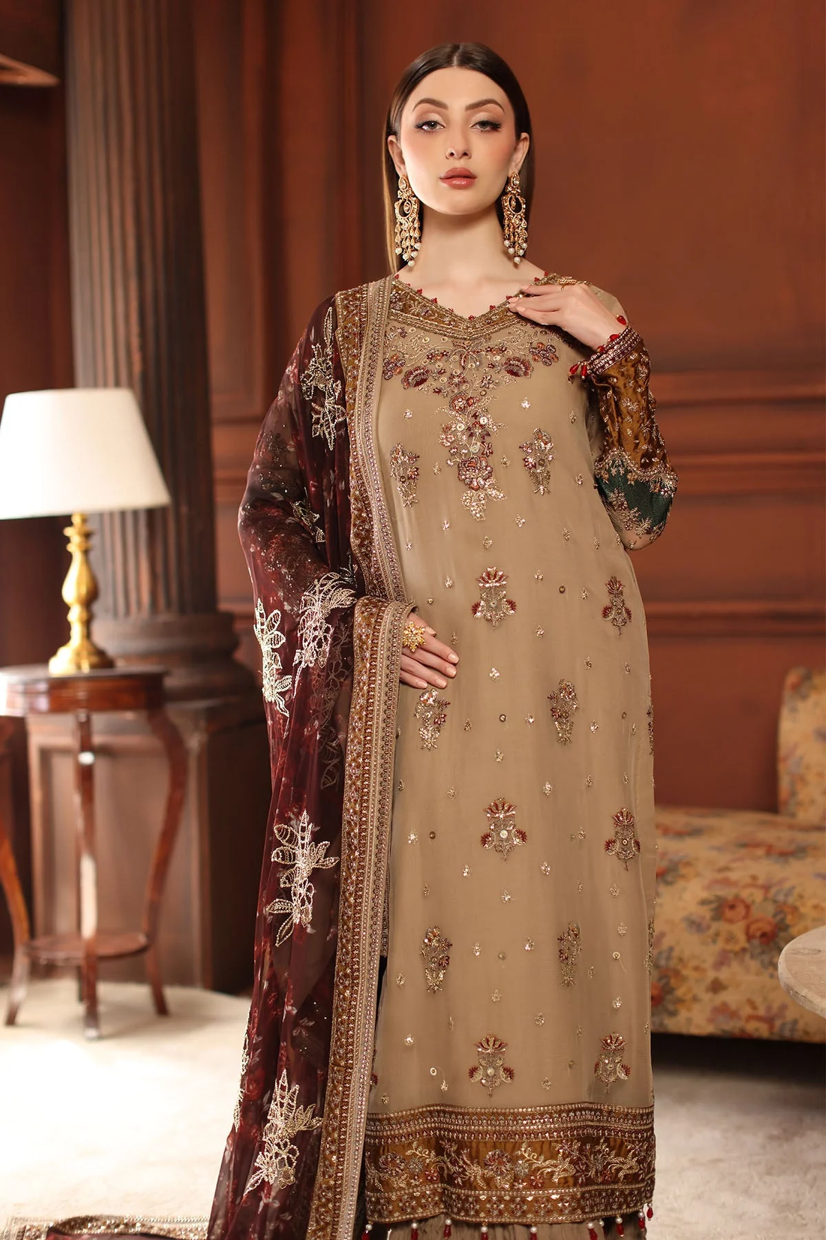 Nureh NL-91 Alfaaz Chiffon Luxe 2025 - Image 2
