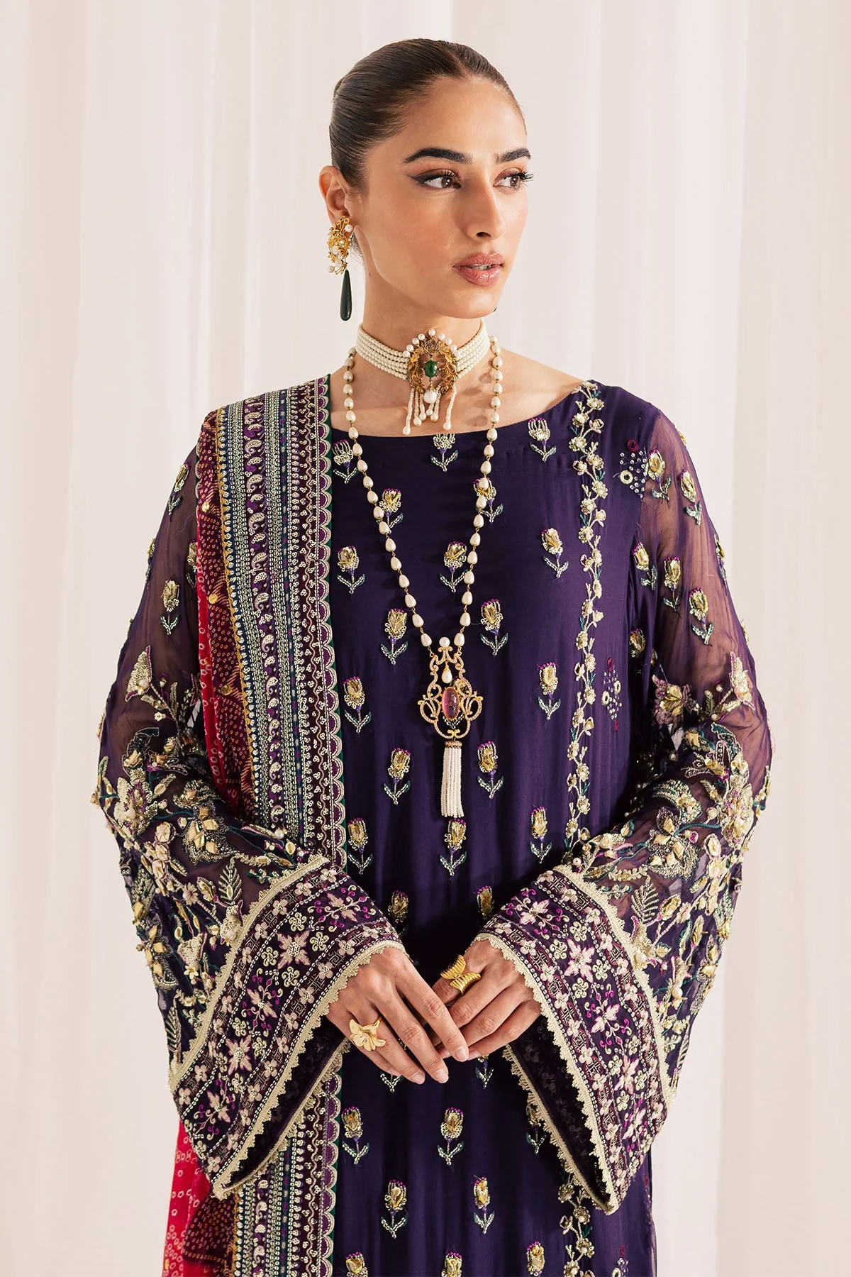 Nureh NP-608 Fancy Formal Prets 2025 - Image 2