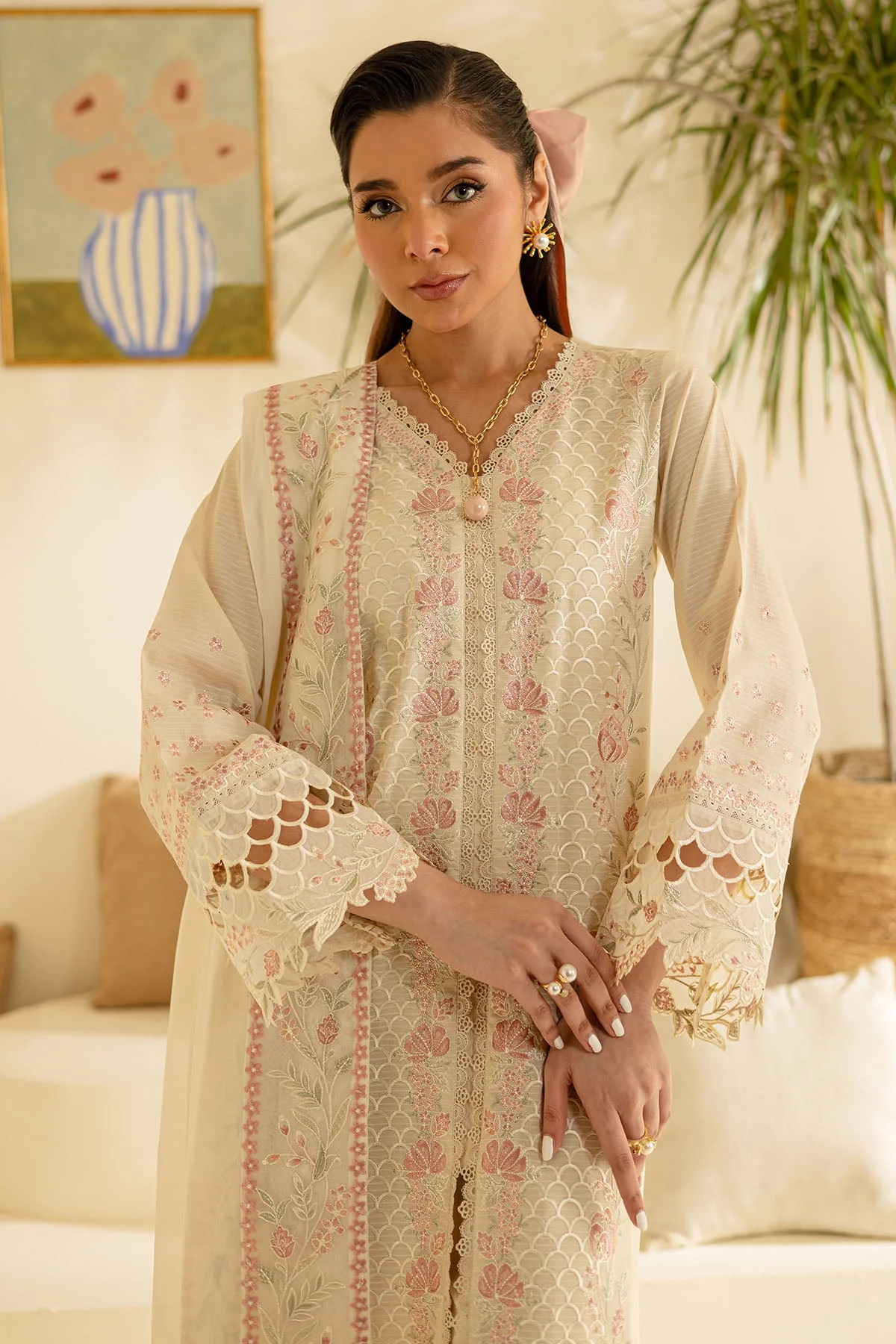 Nureh NP-612 Shades Of Summer Pret 2025 - Image 2