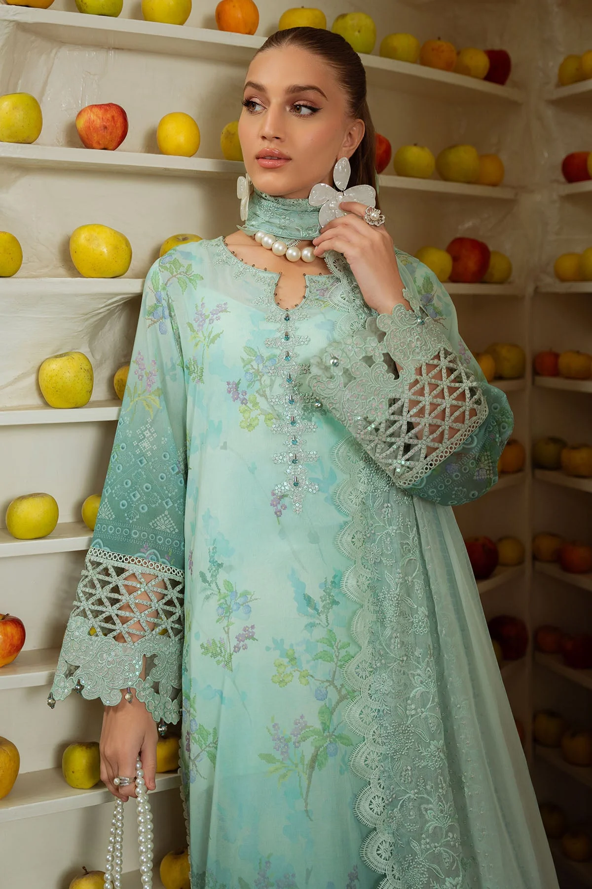 Nureh NS-150 Summer Maya Swiss Lawn 2025 - Image 2