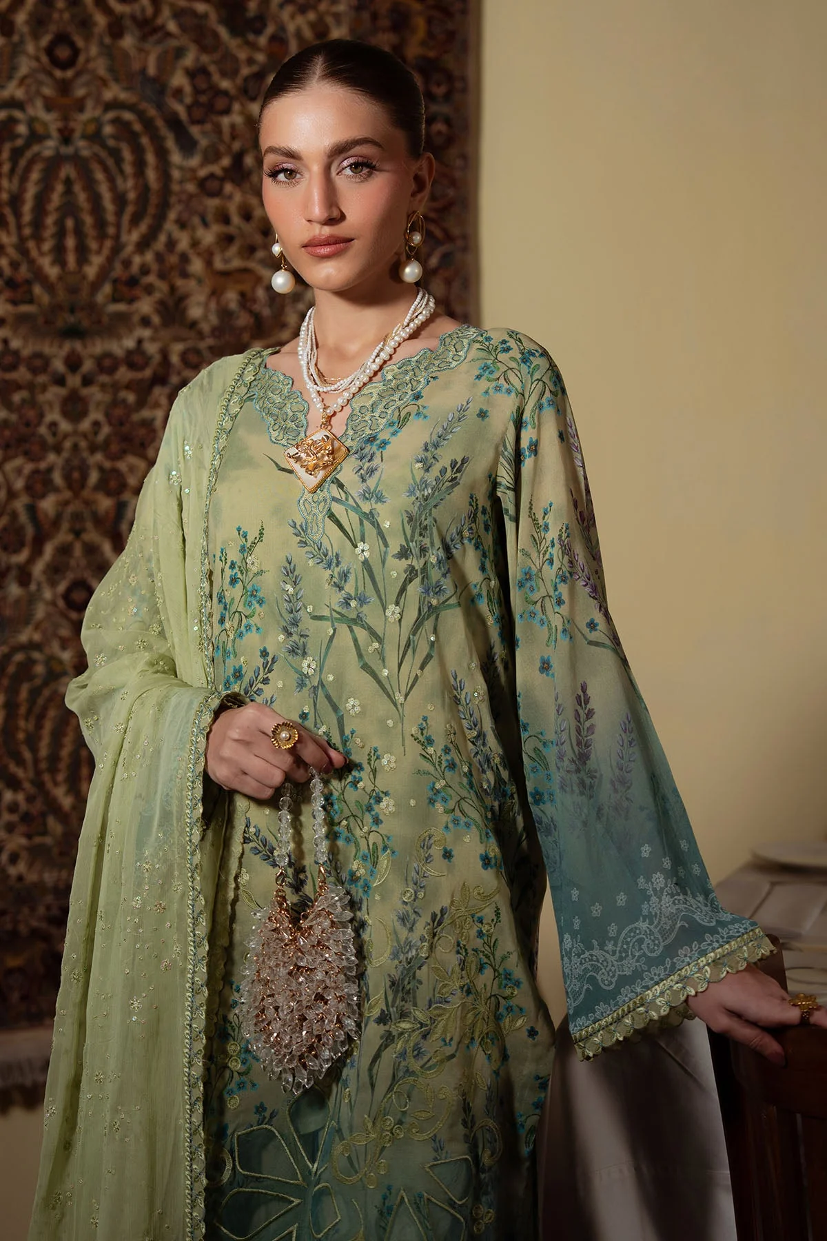 Nureh NS-161 Maya Swiss Lawn 2026 - Image 2