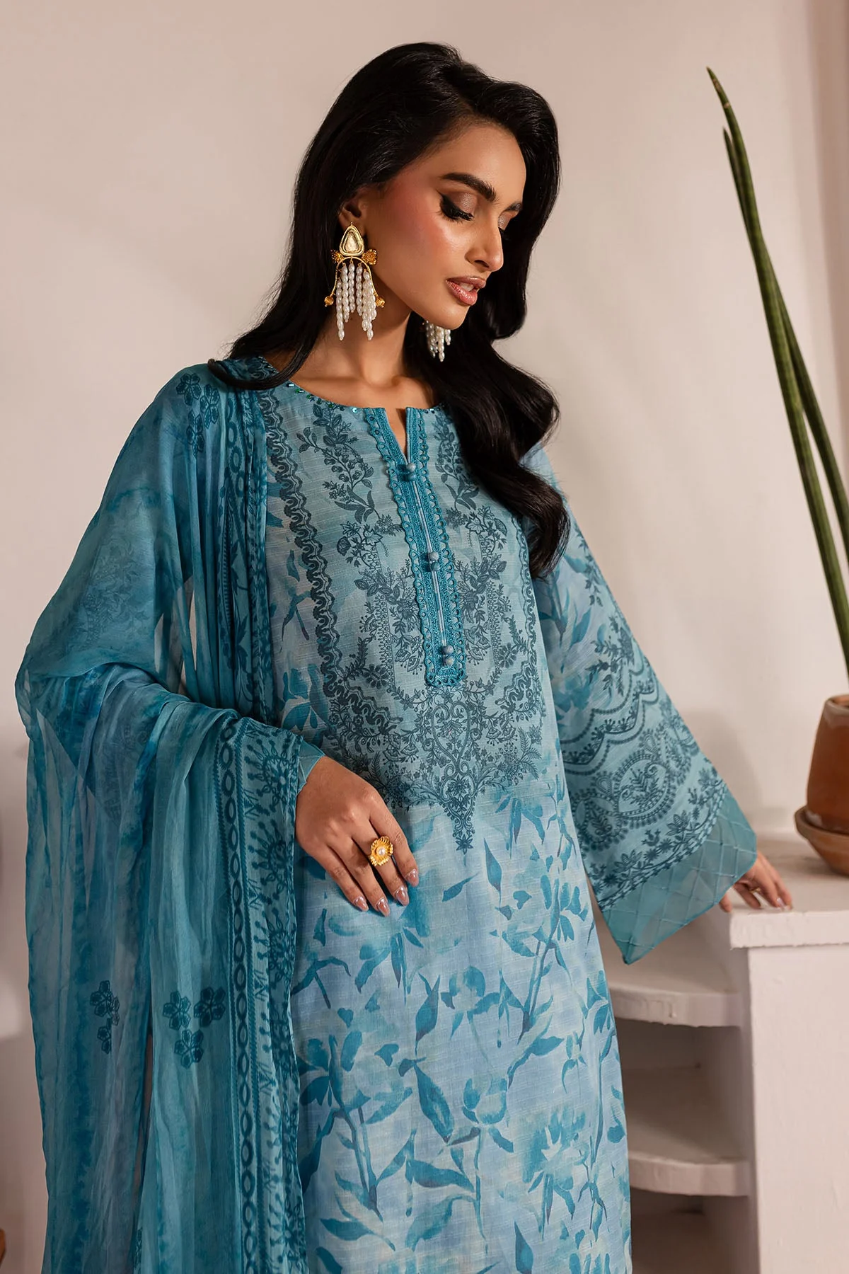 Nureh SP-140 Signature-Printed-Lawn 2025 - Image 2