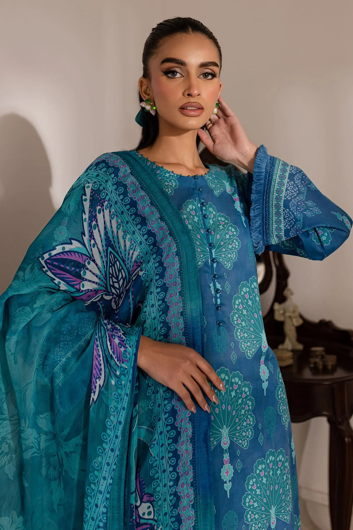 Nureh SP-145 Signature Printed Lawn 2025 - Image 2
