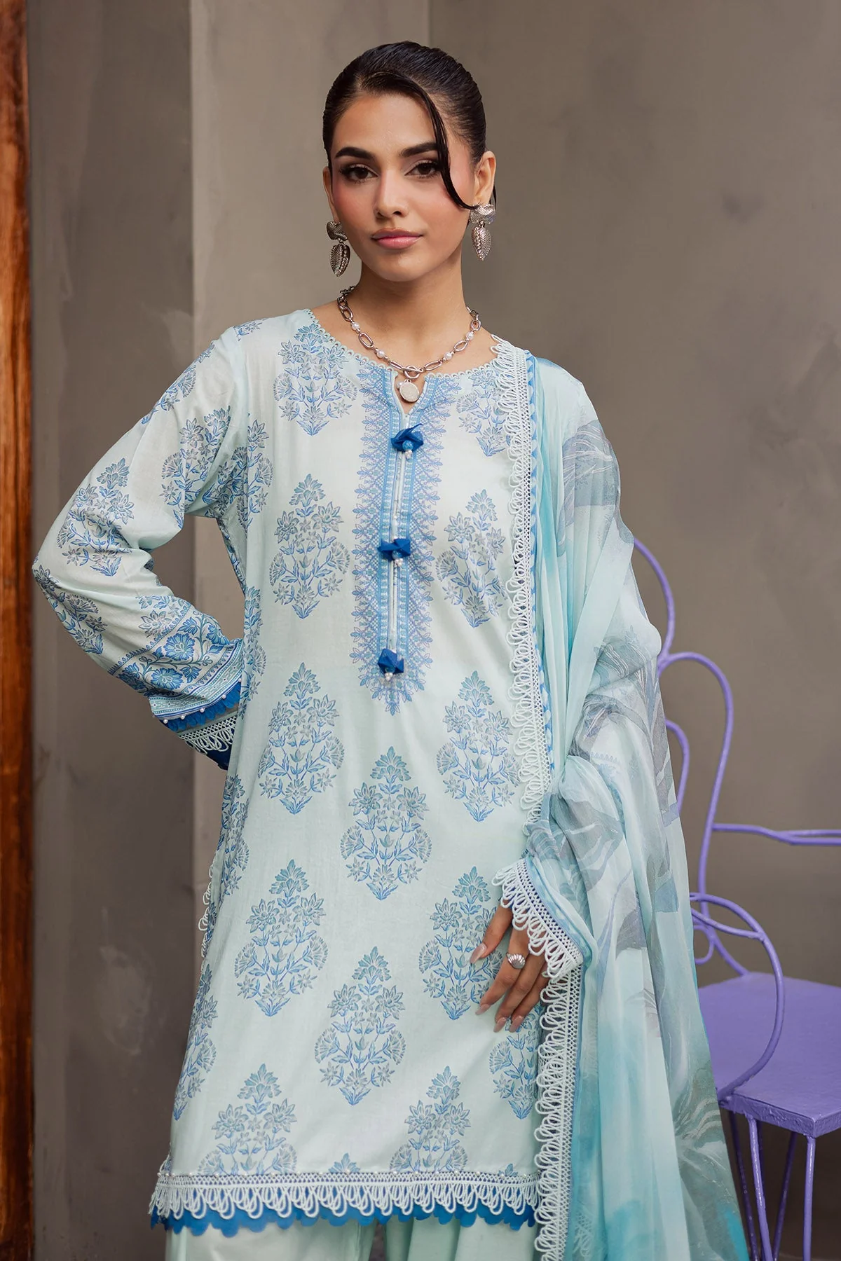 Nureh SP-158 Signature Printed Lawn 2026 - Image 2