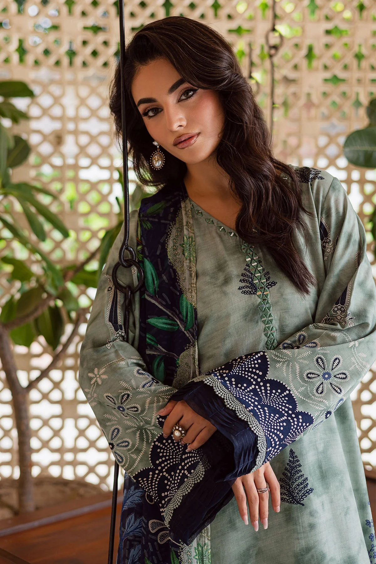 Nureh SP-164 Signature Printed Linen 2025 - Image 2
