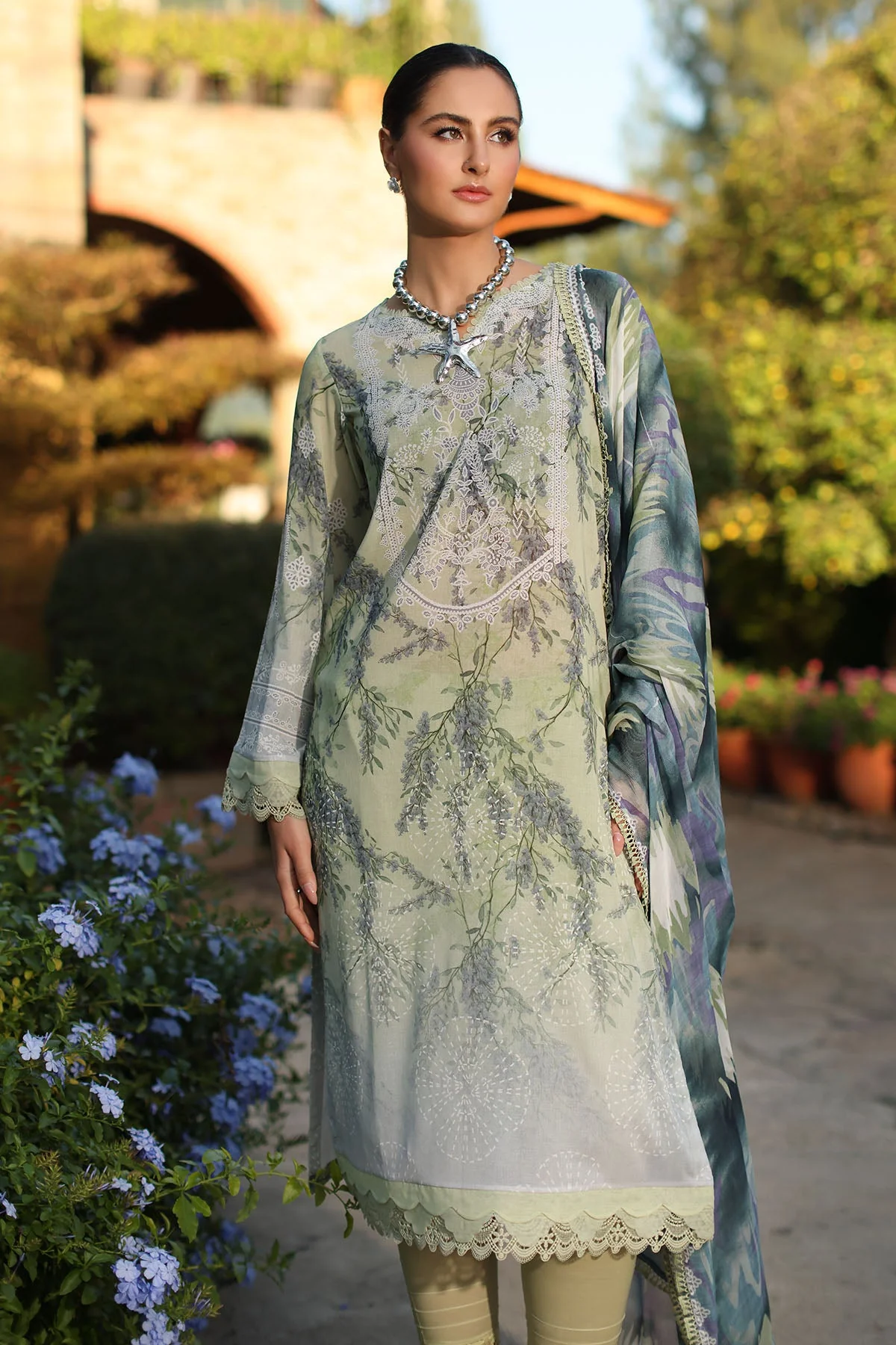 Nureh SP-195 Signature Printed Lawn 2026 - Image 2