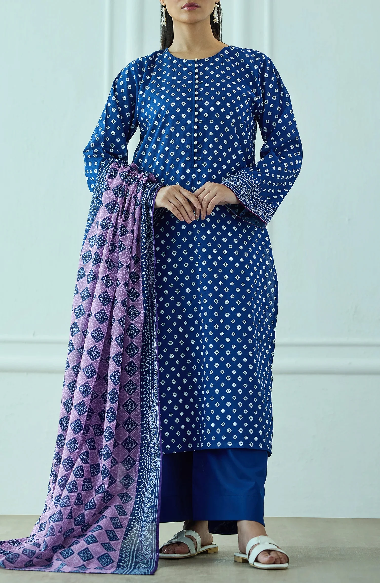 Orient OTL-20365/U BLUE Winter Dresses 2025