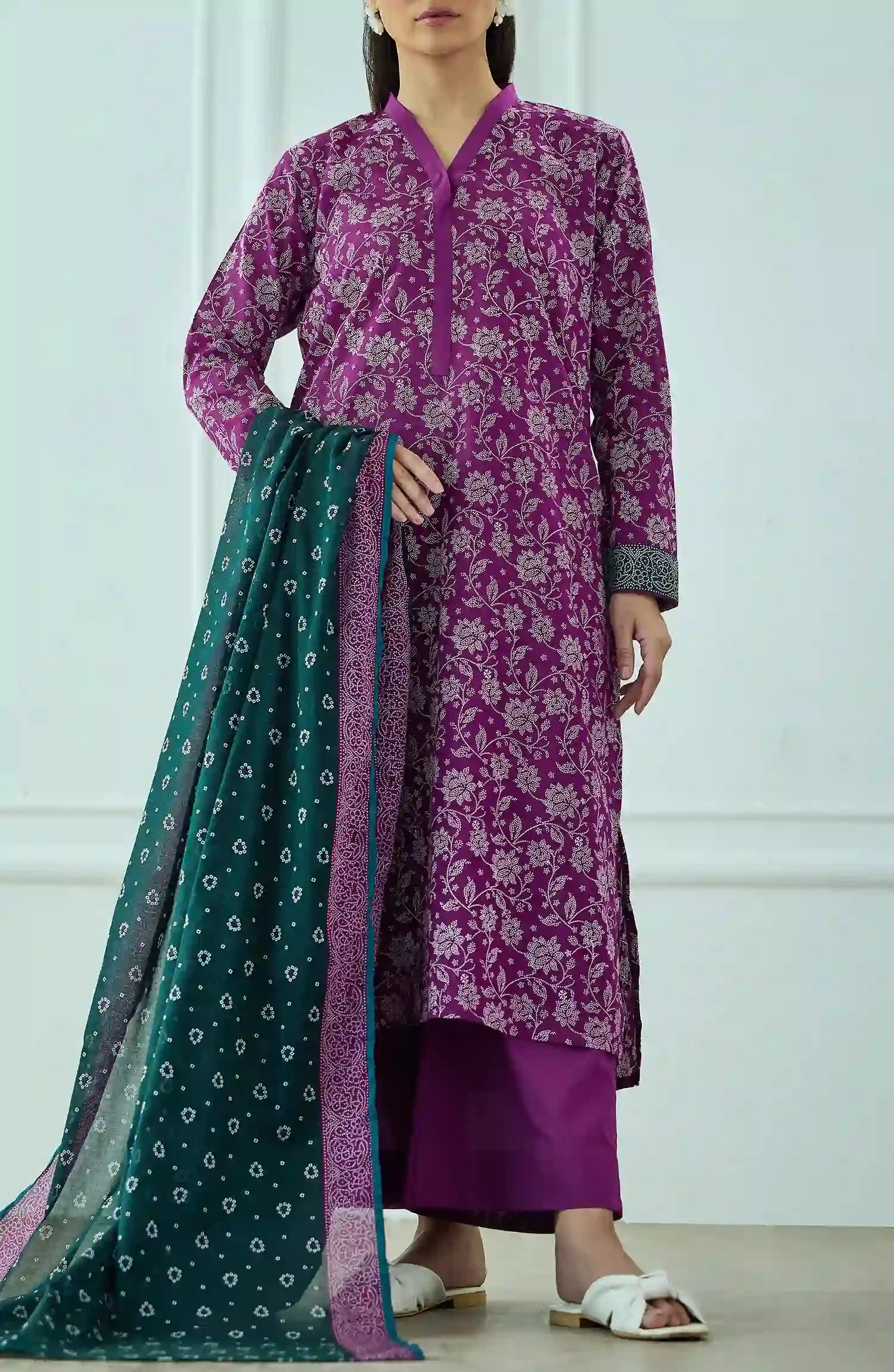 Orient OTL-20375/U PURPLE Winter Dresses 2025