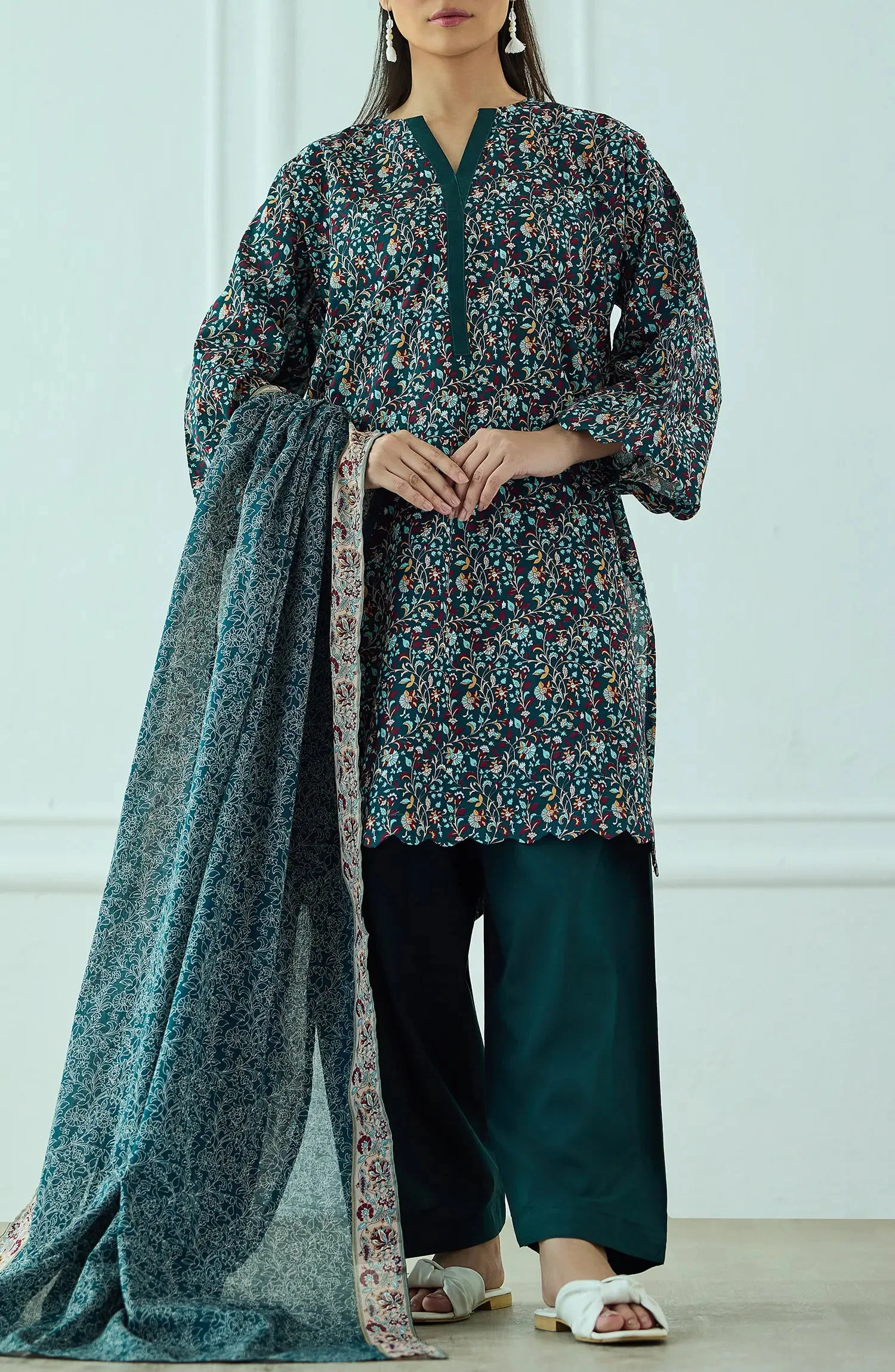 Orient OTL-20395/U GREEN Winter Dresses 2025