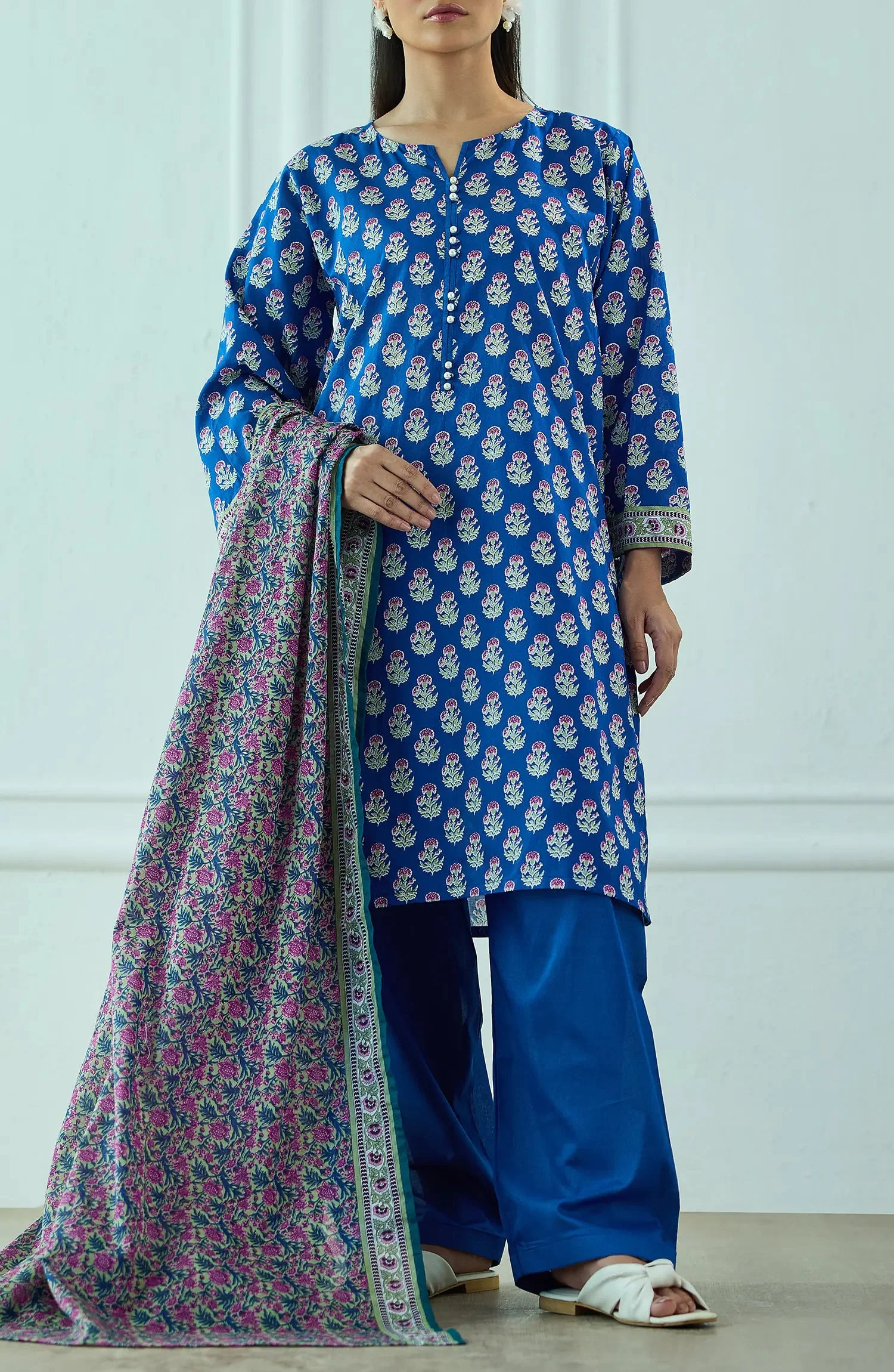 Orient OTL-20405/U BLUE Winter Dresses 2025