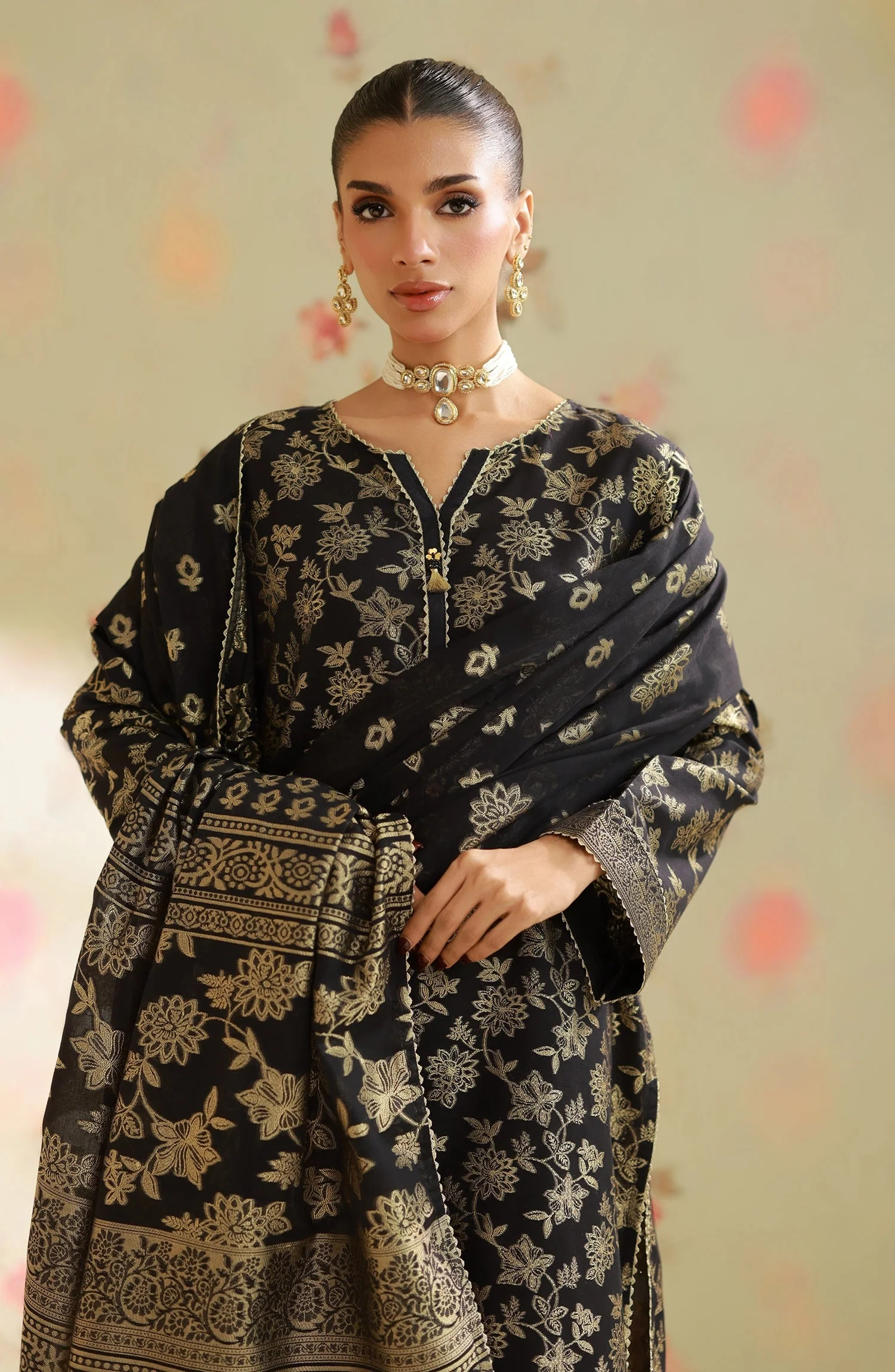 Orient OTL-25-080/U BLACK Classic Lawn Jacquard Collection 2026 - Image 2