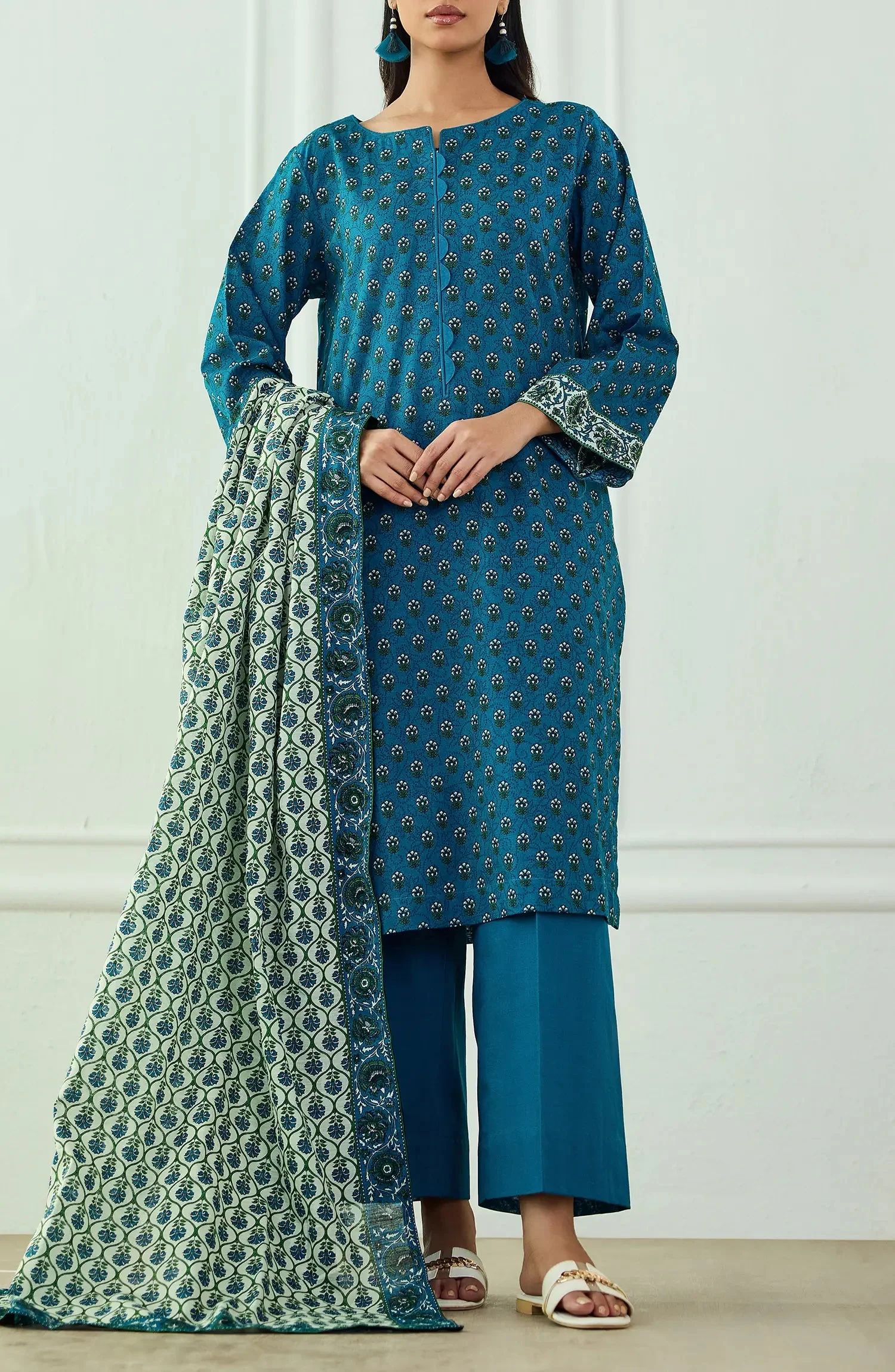 Orient OTL-25-449/U TEAL Winter Dresses 2025