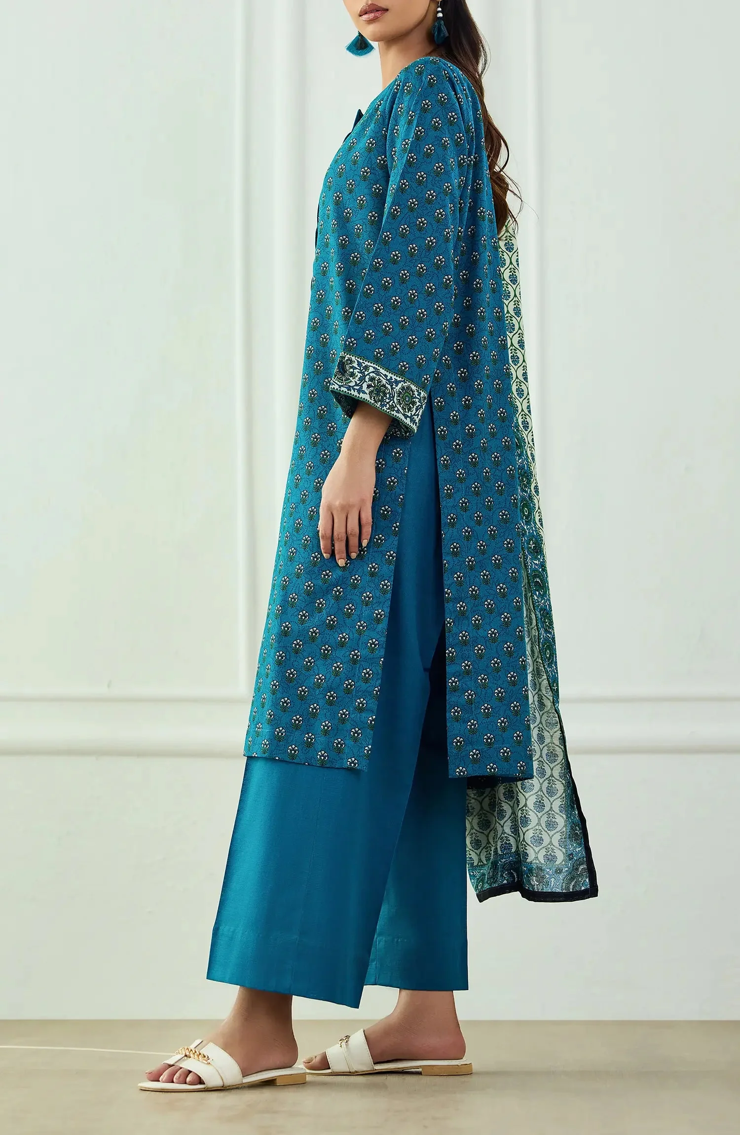 Orient OTL-25-449/U TEAL Winter Dresses 2025 - Image 2