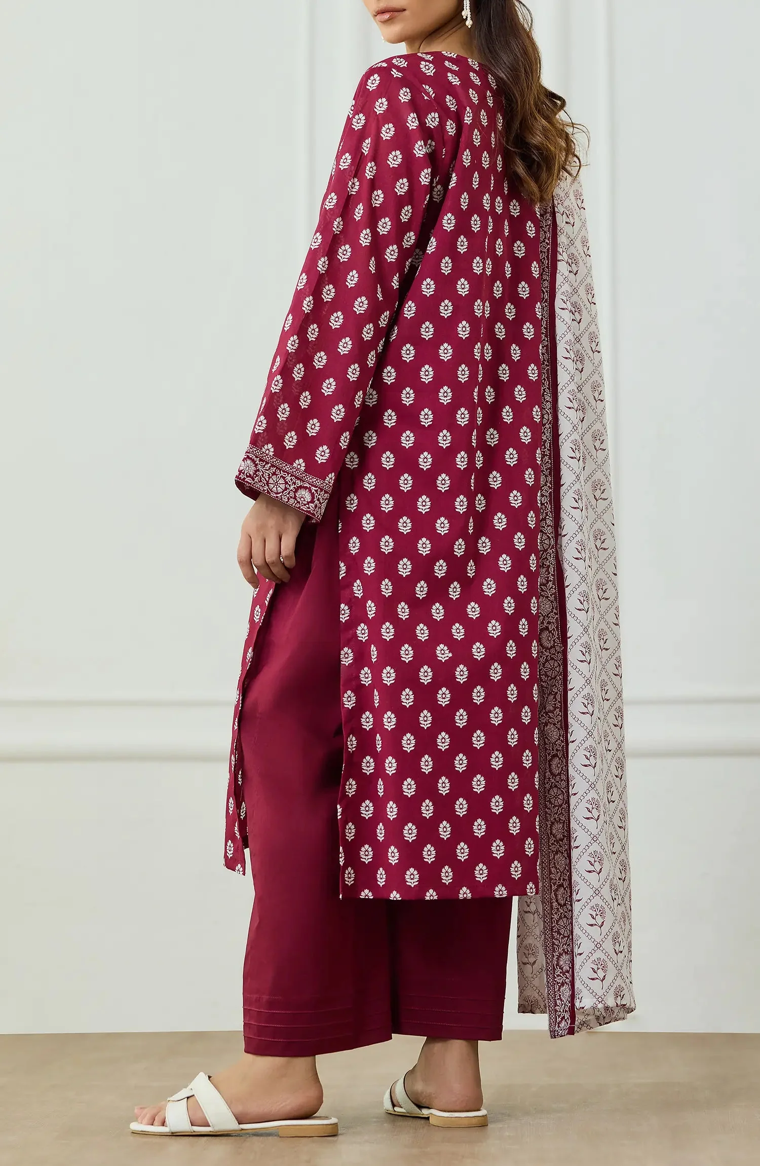 Orient OTL-25-482/U MAROON Winter Dresses 2025 - Image 2