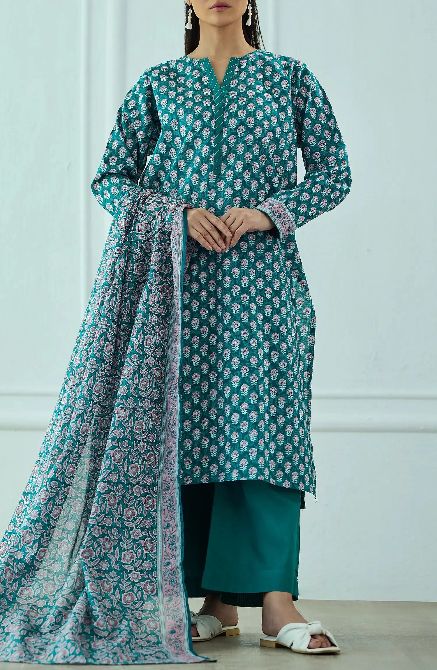 Orient OTL-25-488/U TEAL Winter Dresses 2025