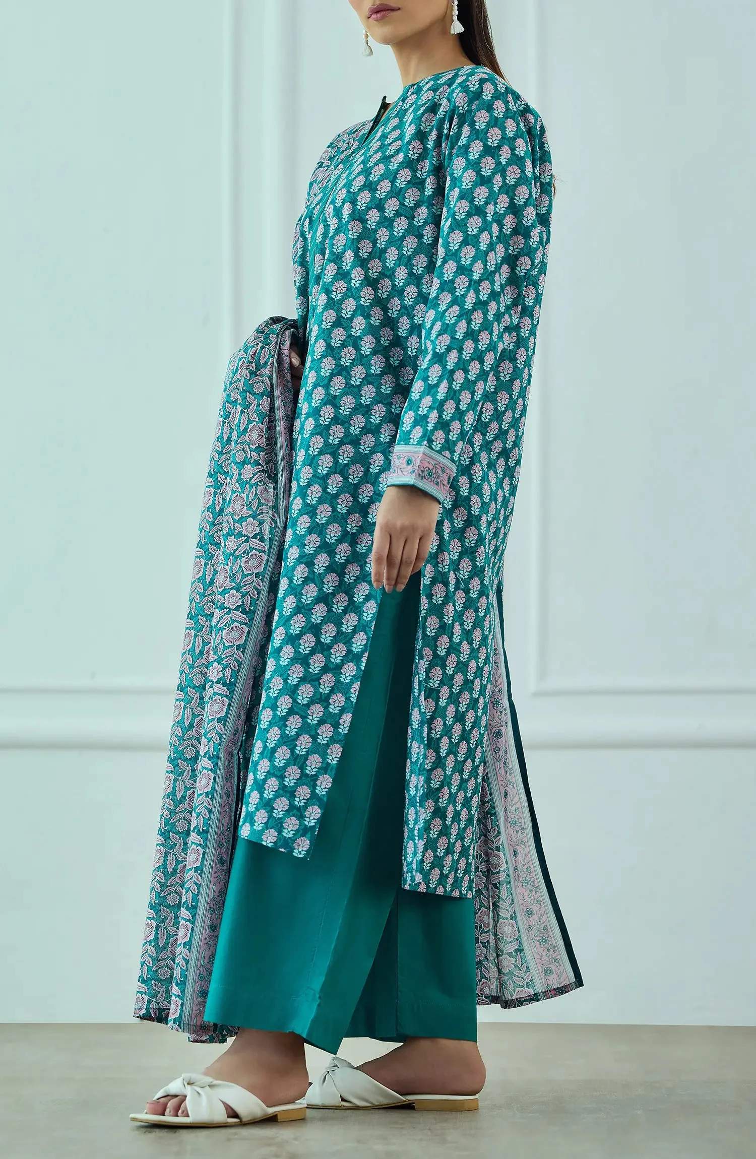 Orient OTL-25-488/U TEAL Winter Dresses 2025 - Image 2