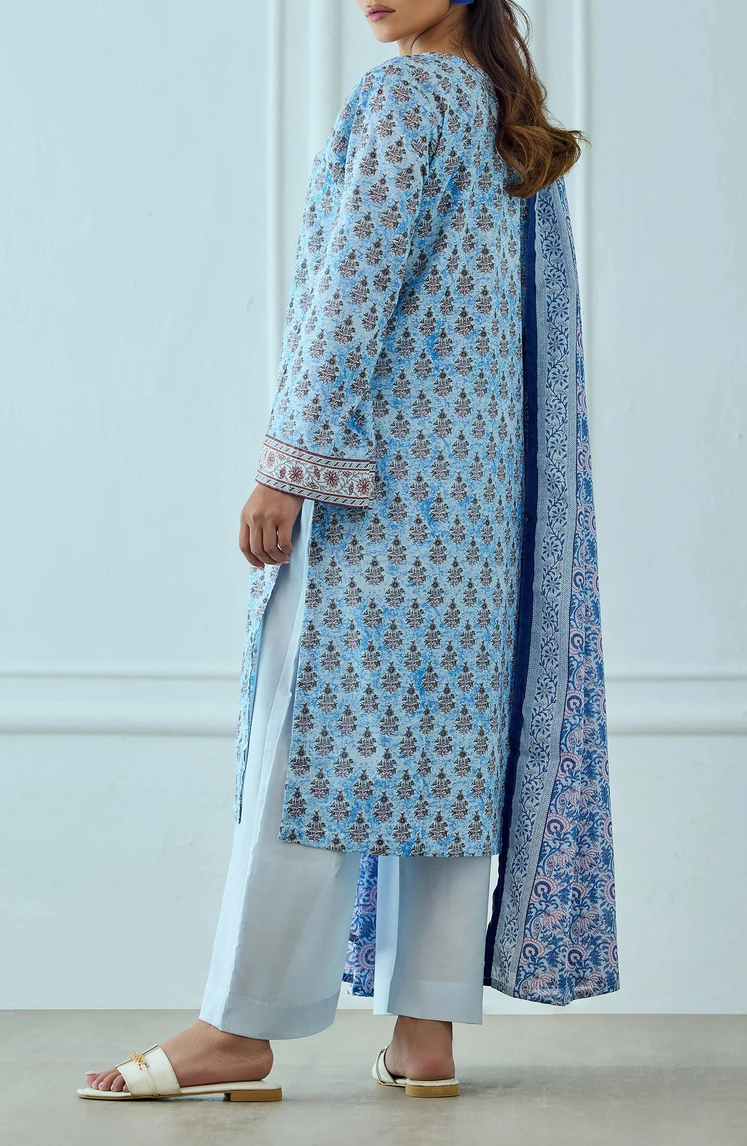 Orient OTL-25-514/U SKY BLUE Winter Dresses 2025 - Image 2